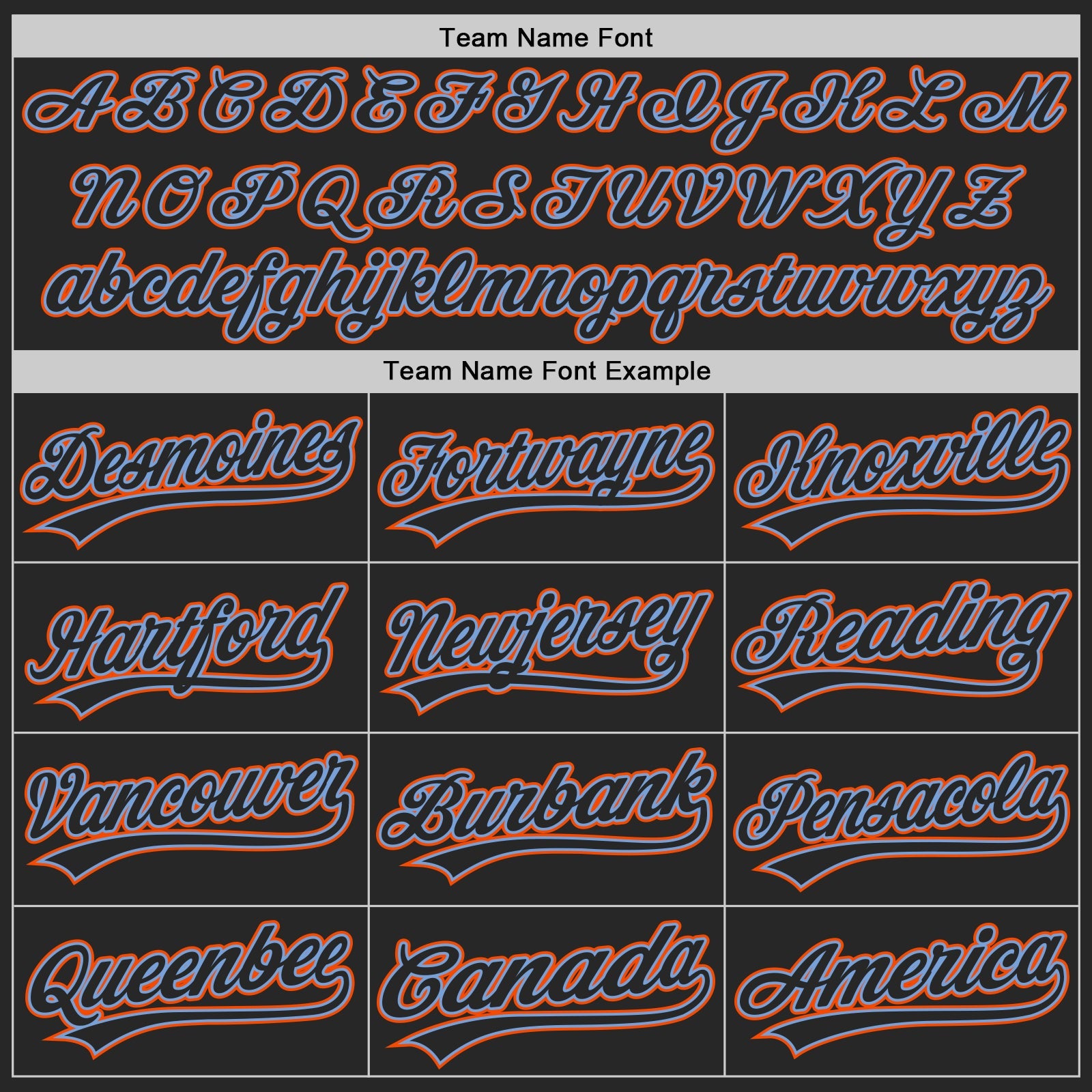 Custom Black Powder Blue-Orange Authentic Baseball Jersey