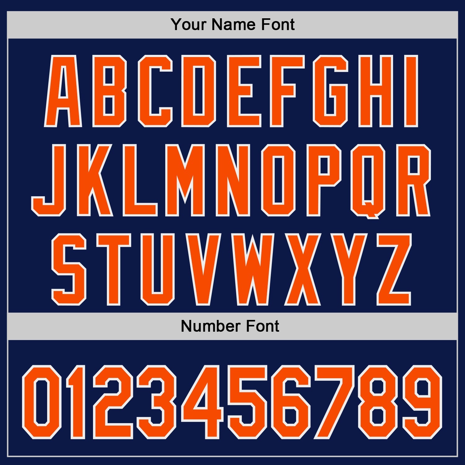 Custom Navy Orange-White Authentic Baseball Jersey