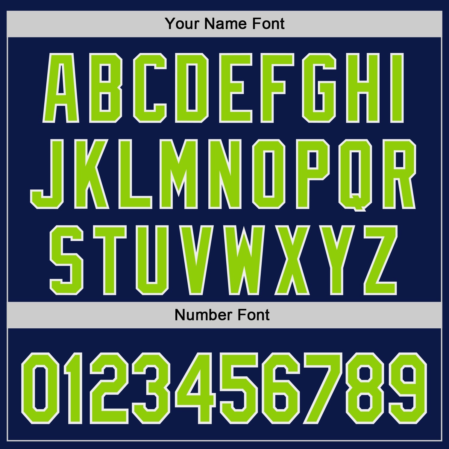 Custom Navy Neon Green-White Authentic Baseball Jersey