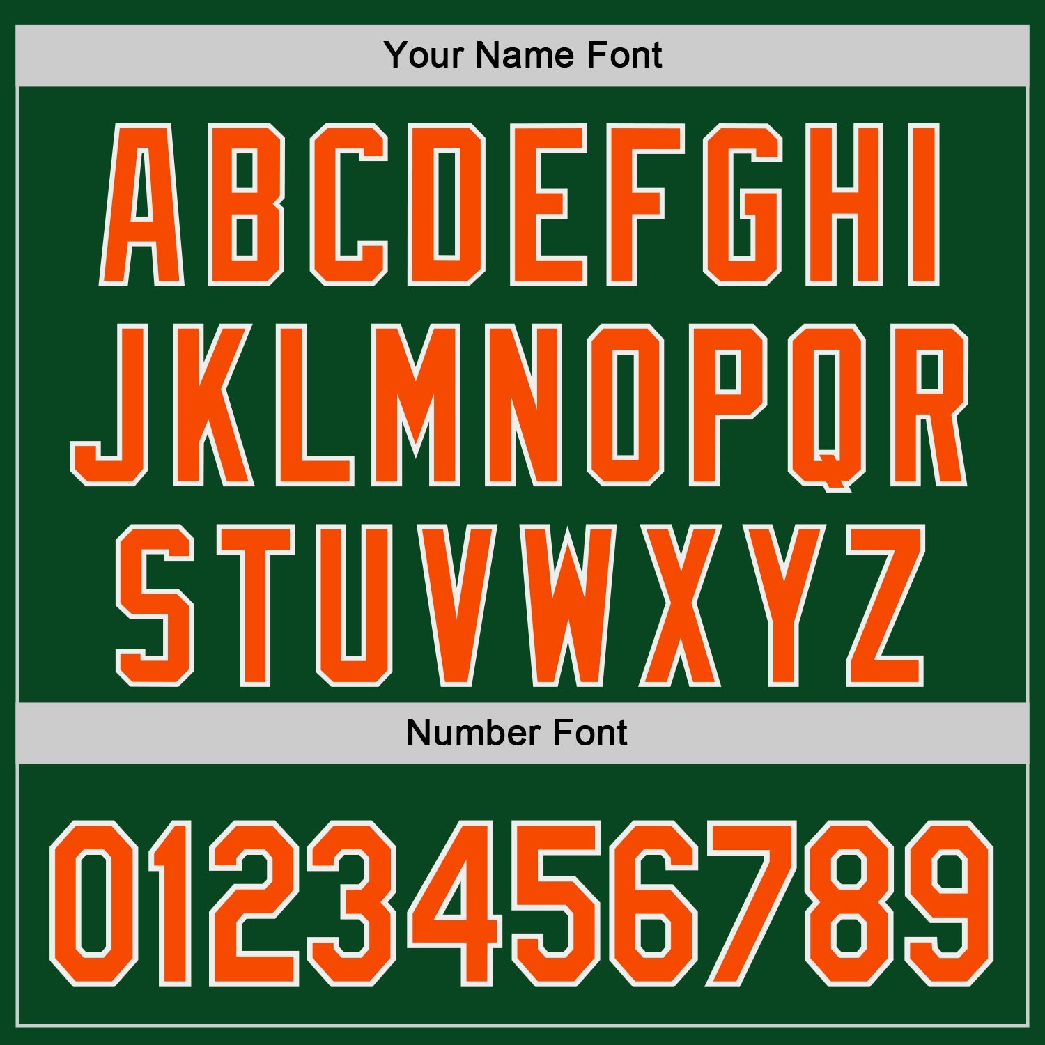 Custom Green Orange-White Authentic Baseball Jersey