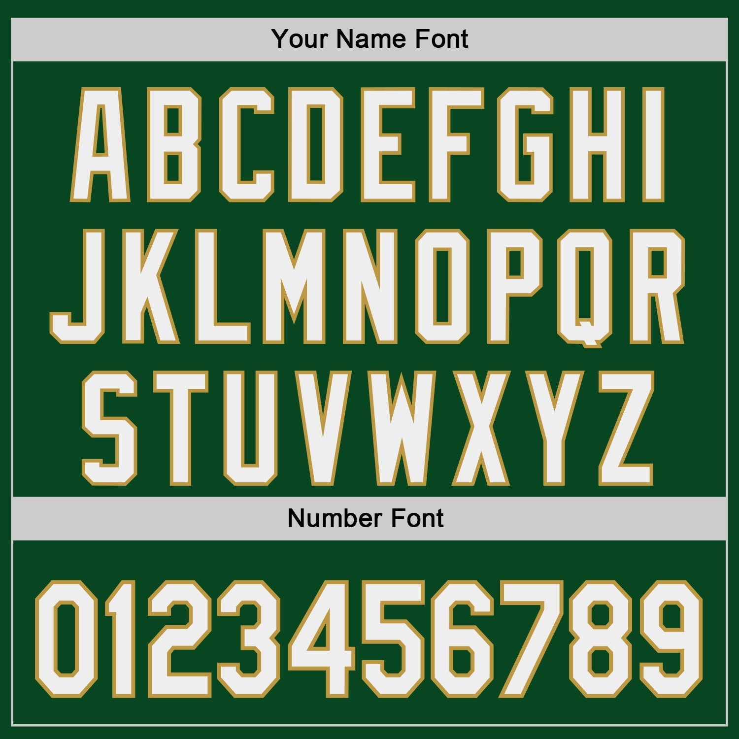Custom Green White-Old Gold Authentic Baseball Jersey