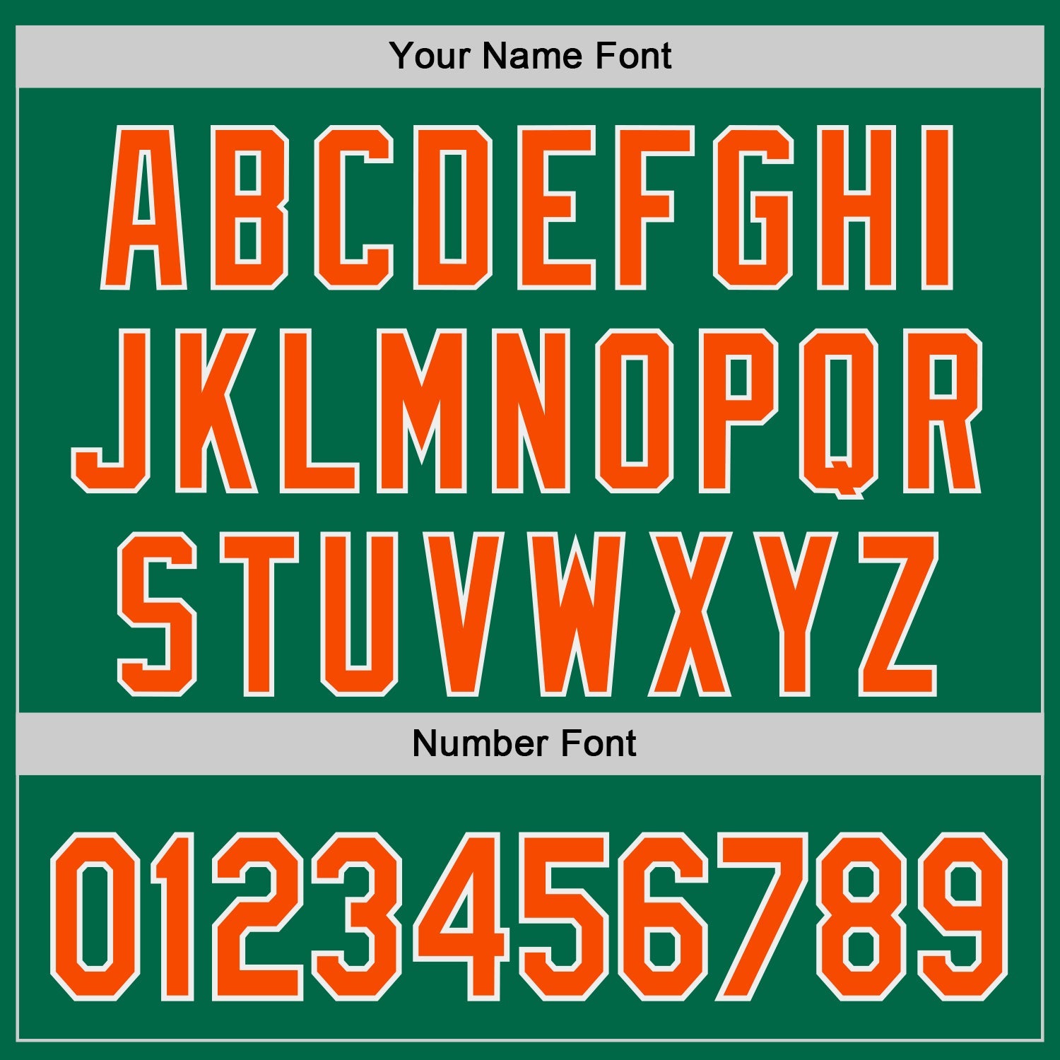 Custom Kelly Green Orange-White Authentic Baseball Jersey