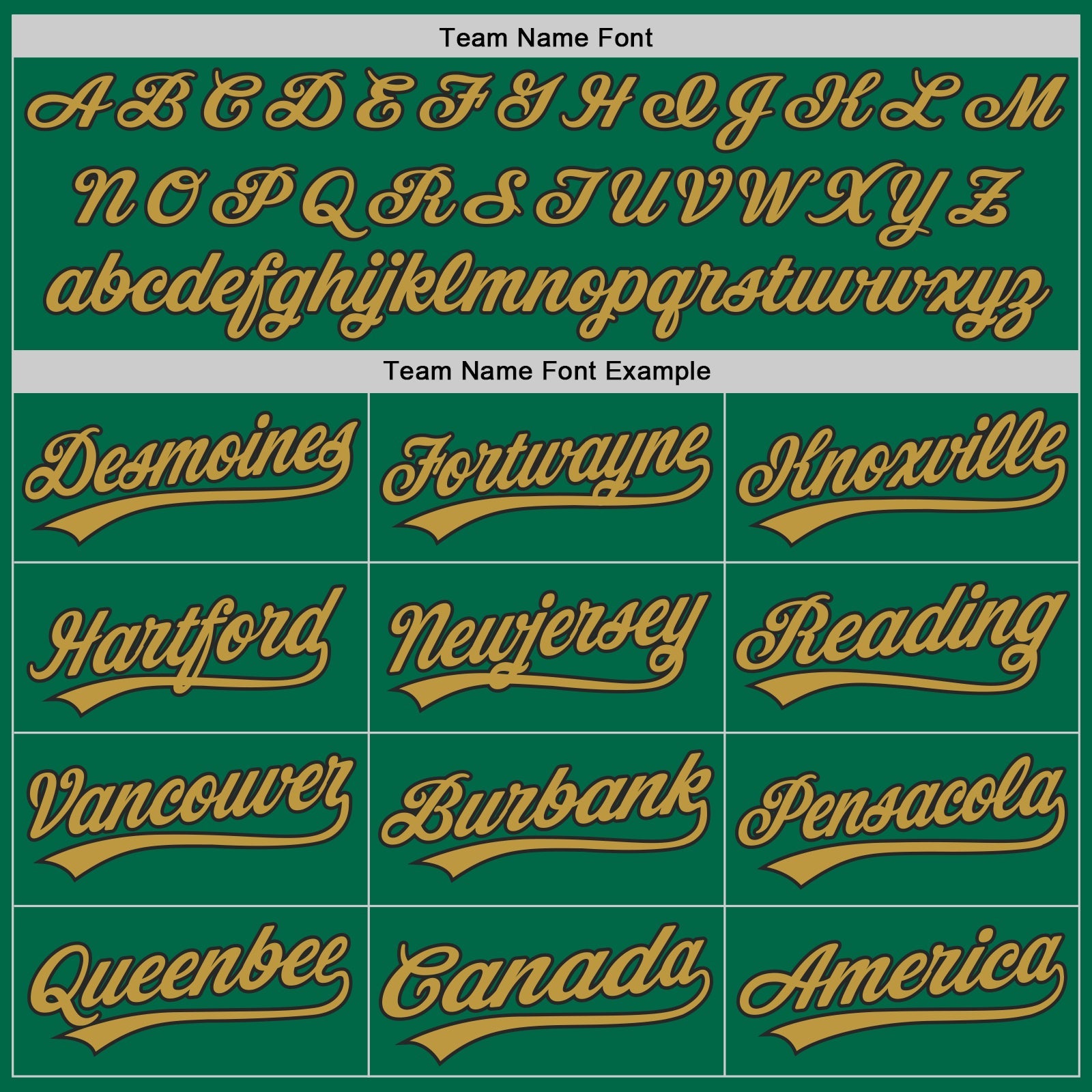 Custom Kelly Green Old Gold-Black Authentic Baseball Jersey