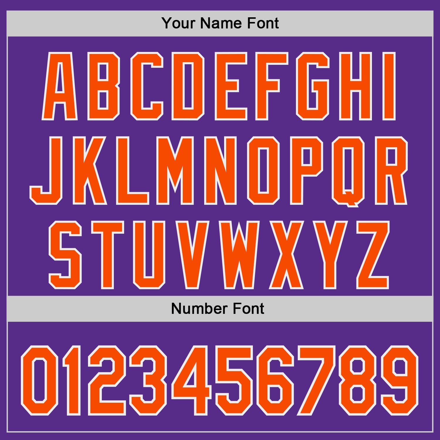 Custom Purple Orange-White Authentic Baseball Jersey