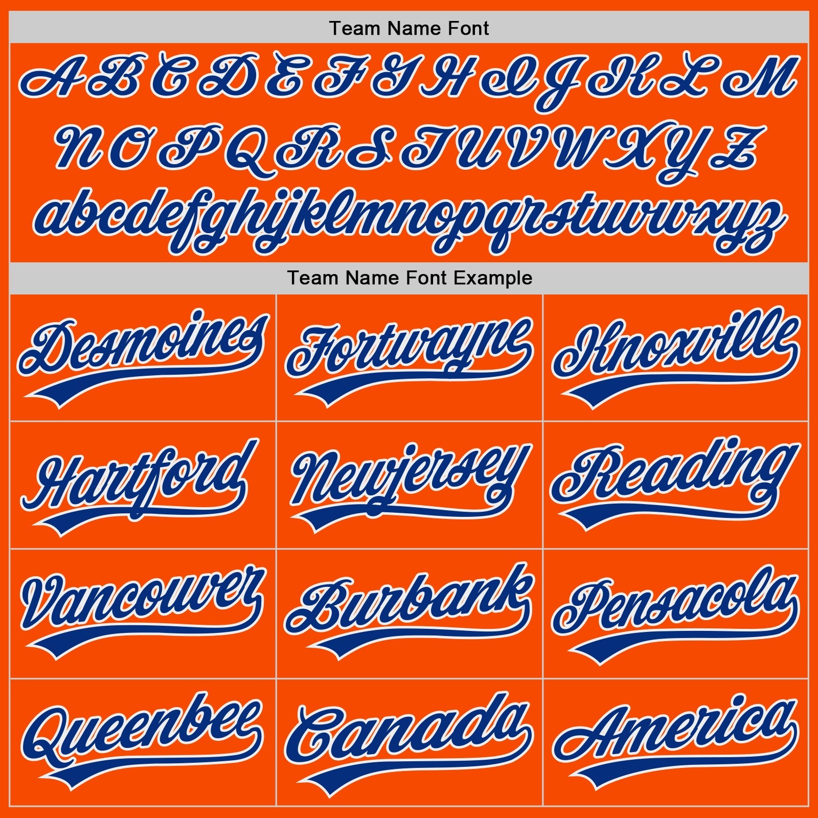 Custom Orange Royal-White Authentic Baseball Jersey