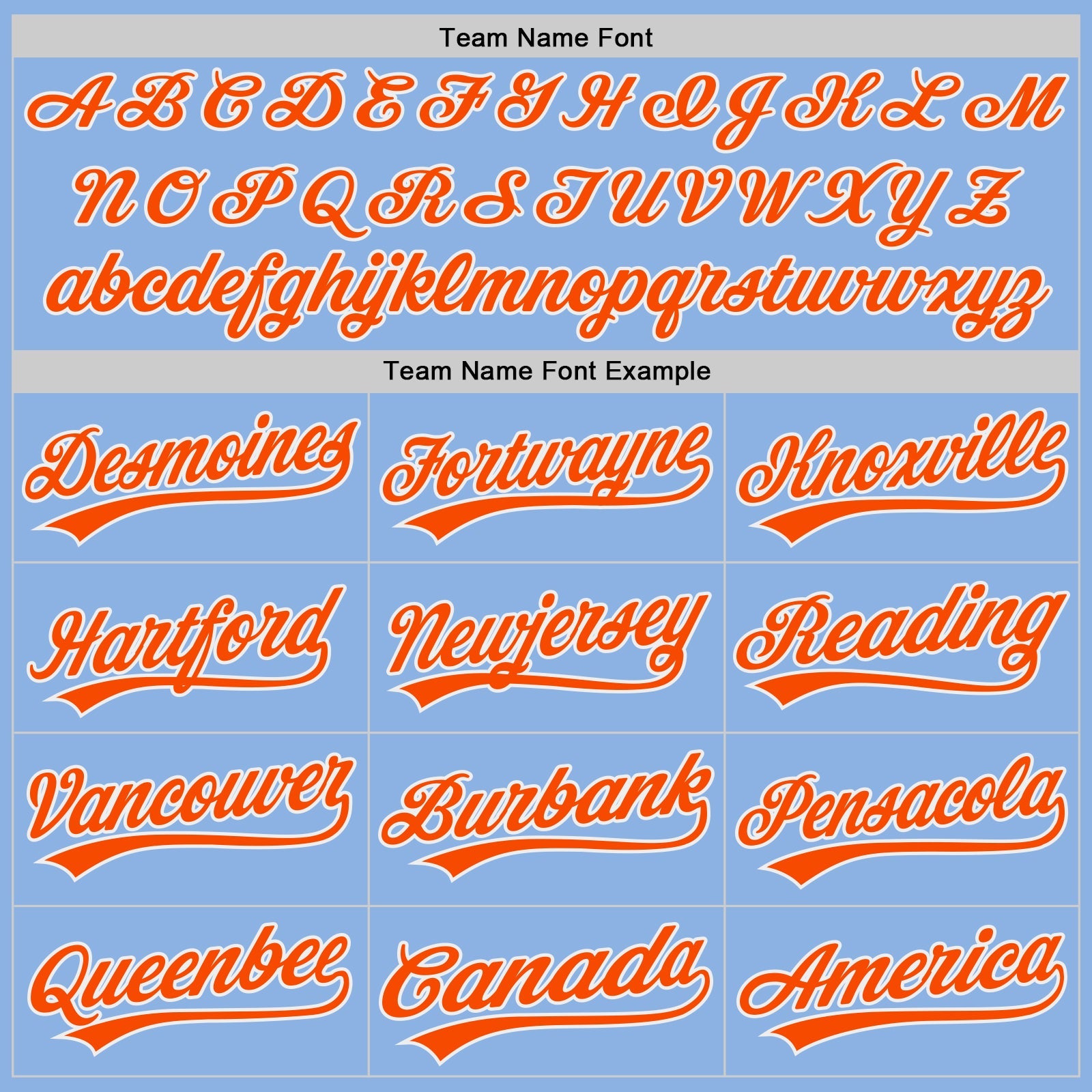 Custom Light Blue Orange-White Authentic Baseball Jersey