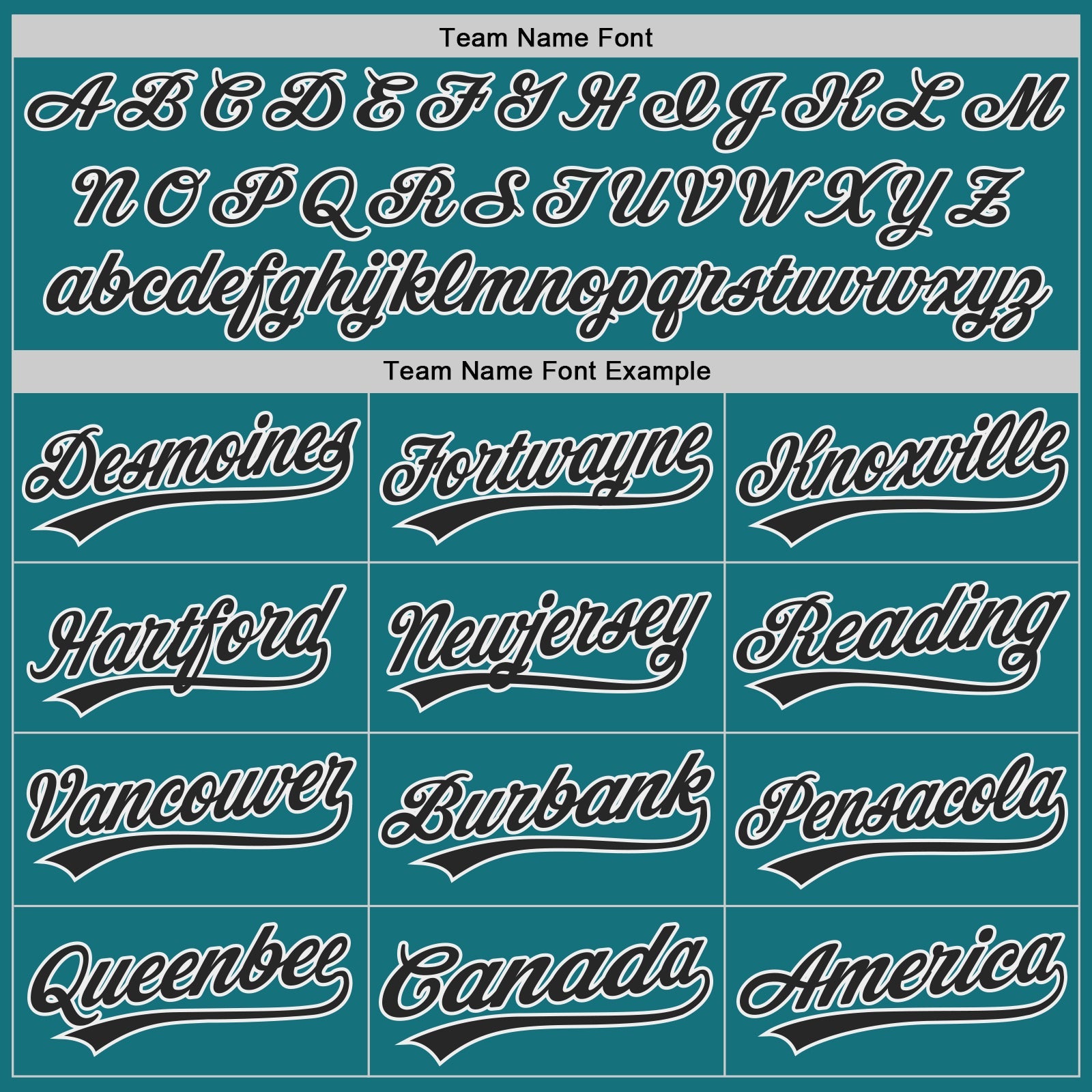 Custom Teal Black-White Authentic Baseball Jersey