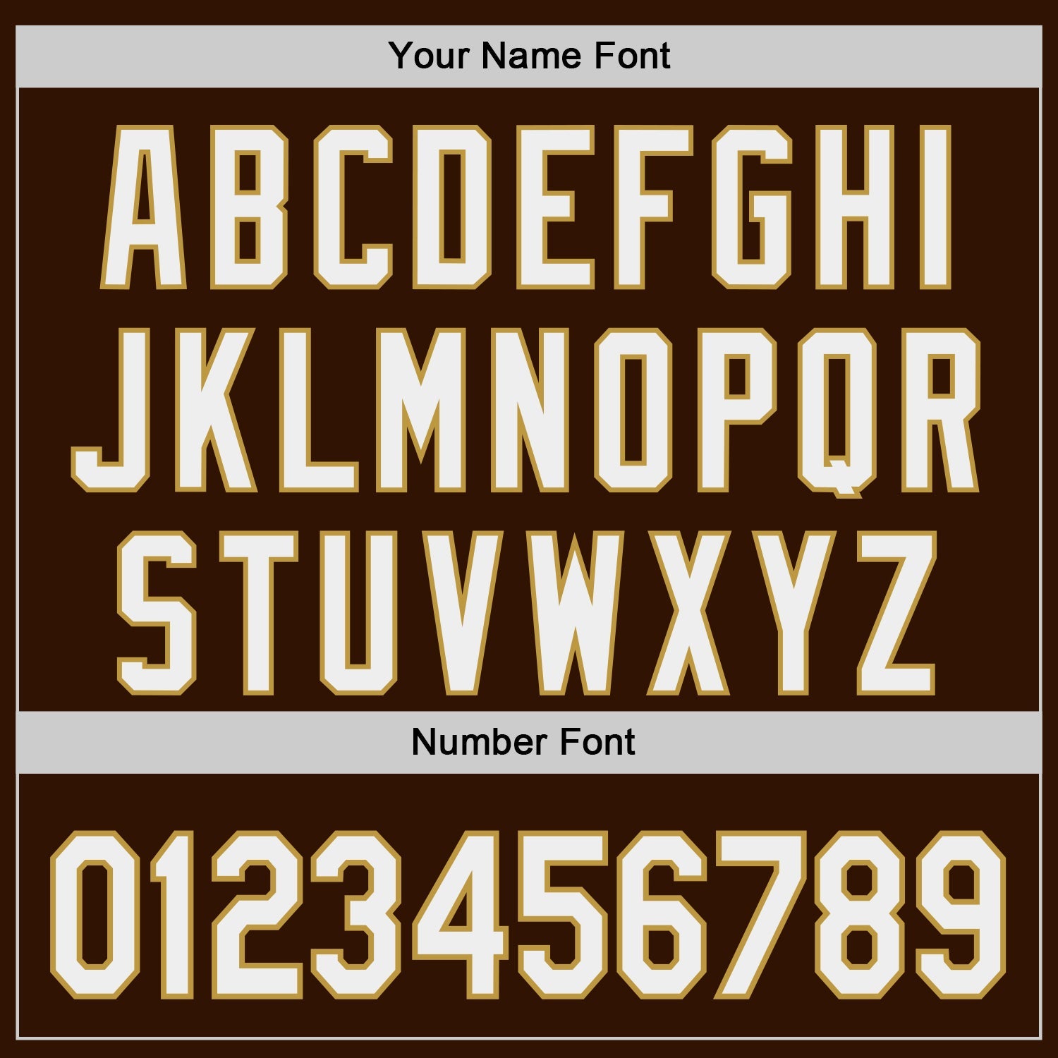 Custom Brown White-Old Gold Authentic Baseball Jersey