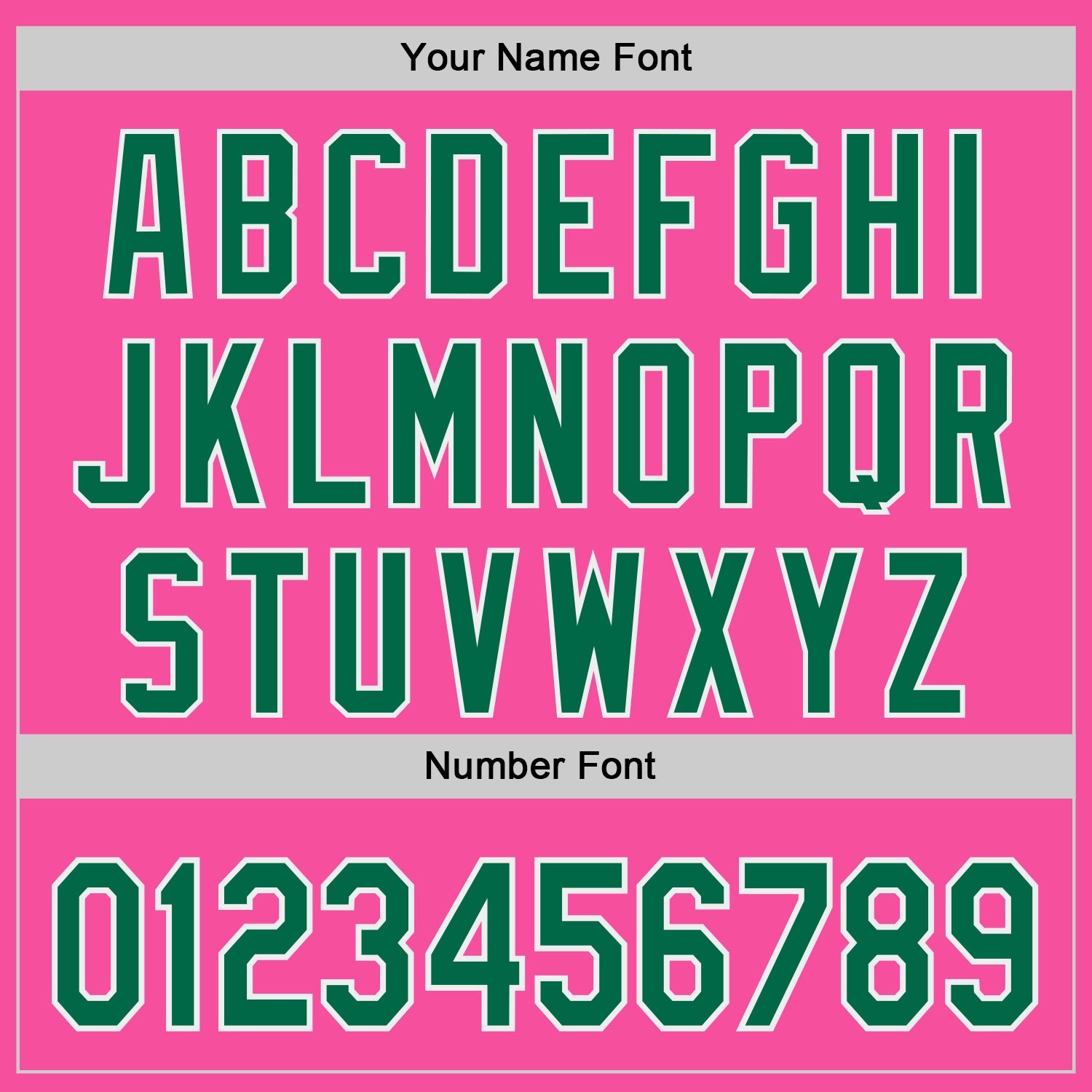 Custom Pink Kelly Green-White Authentic Baseball Jersey