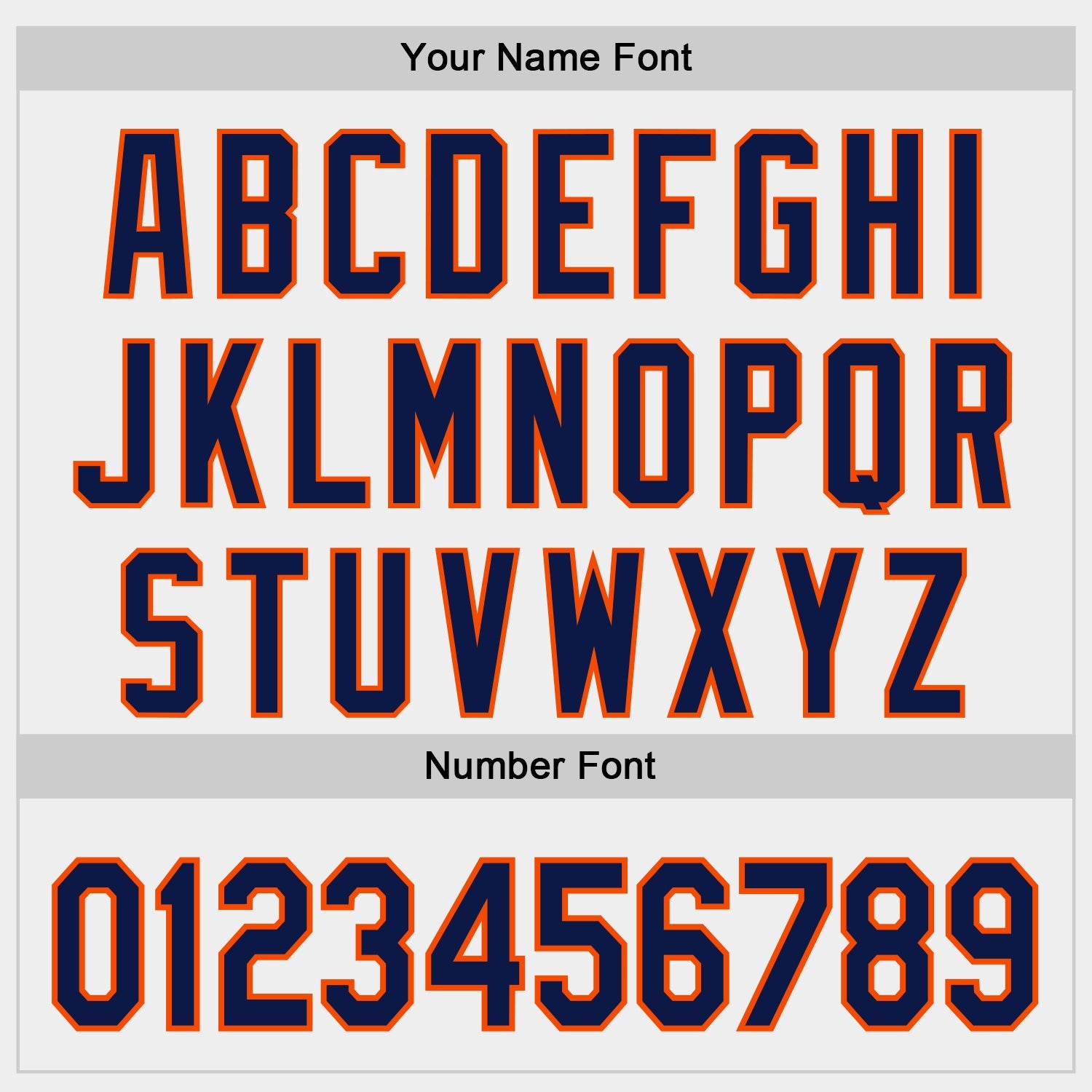 Custom White Navy-Orange Authentic Baseball Jersey