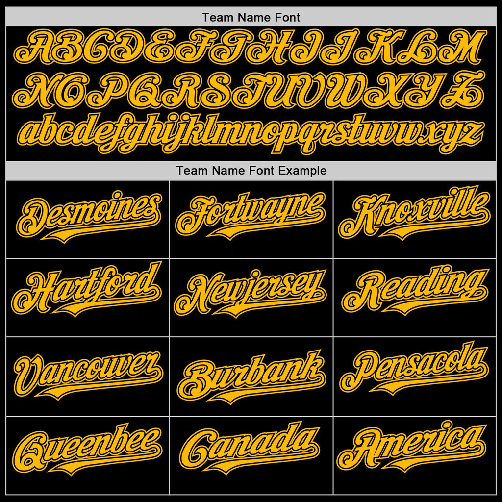 Custom Black Gold Mesh Authentic Throwback Baseball Jersey