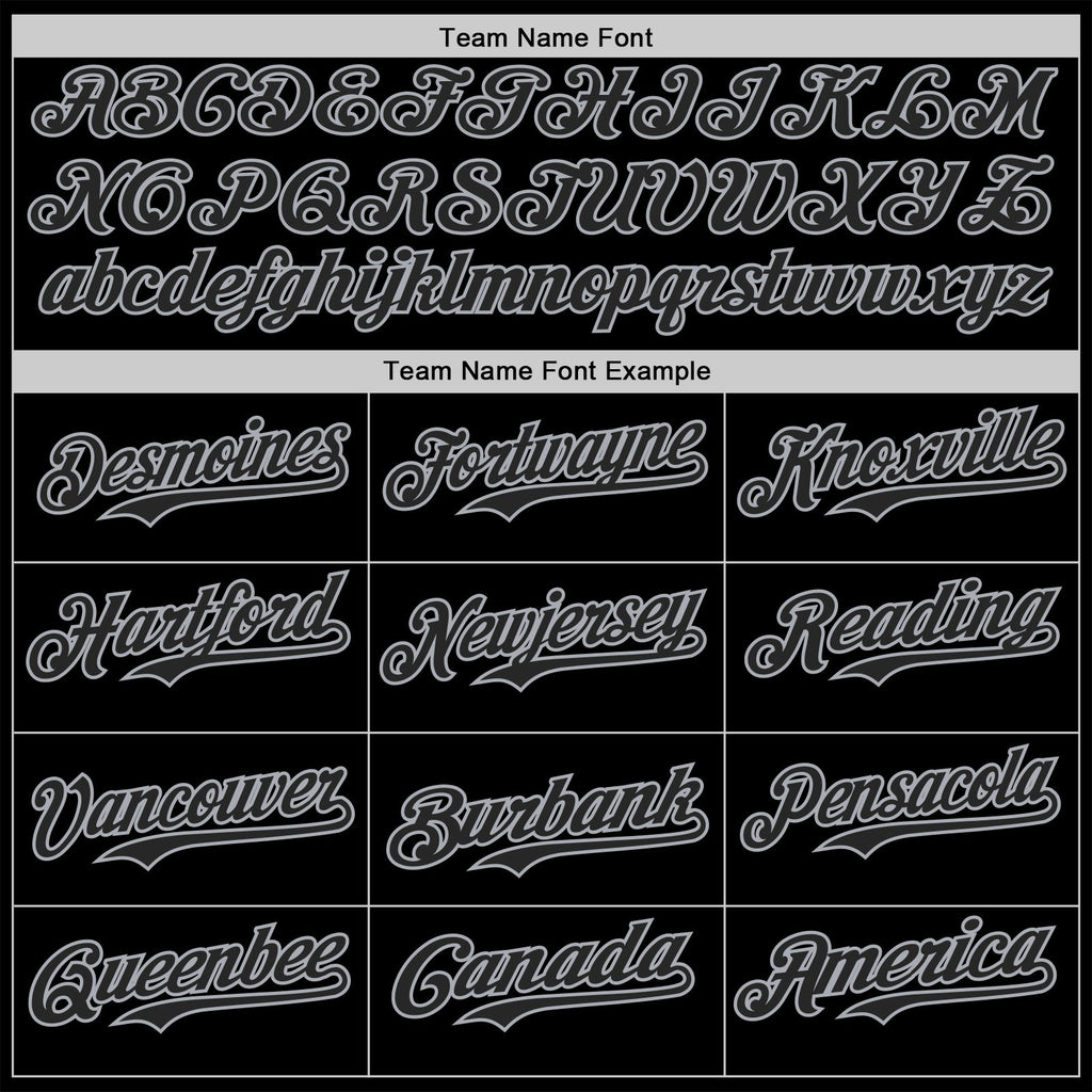 Custom Camo Black-Gray Woodland Forest Camouflage Split Authentic Salute To Service Baseball Jersey