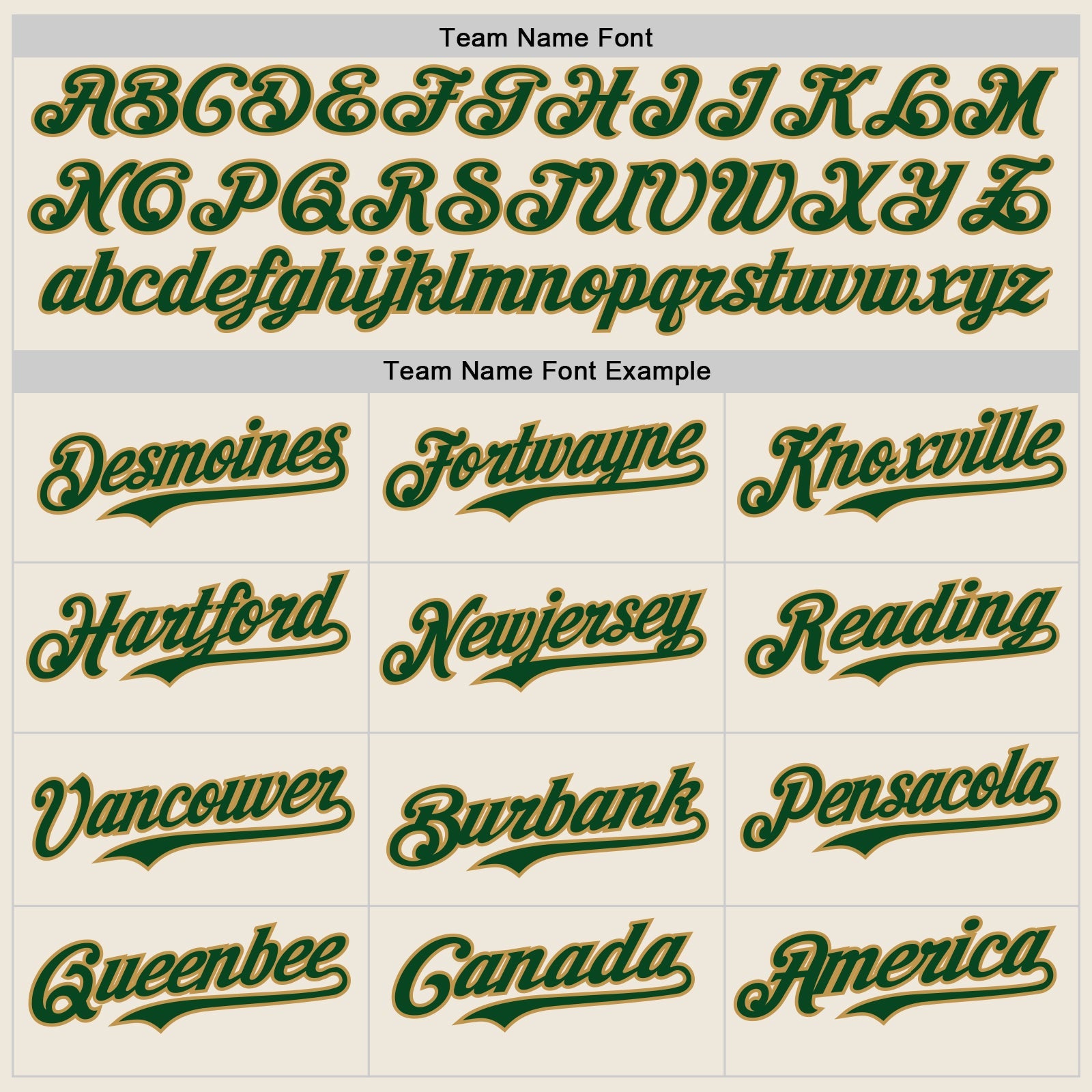Custom Cream Green-Old Gold Authentic Baseball Jersey