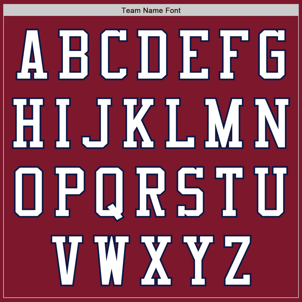 Custom Crimson White-Navy Authentic Baseball Jersey
