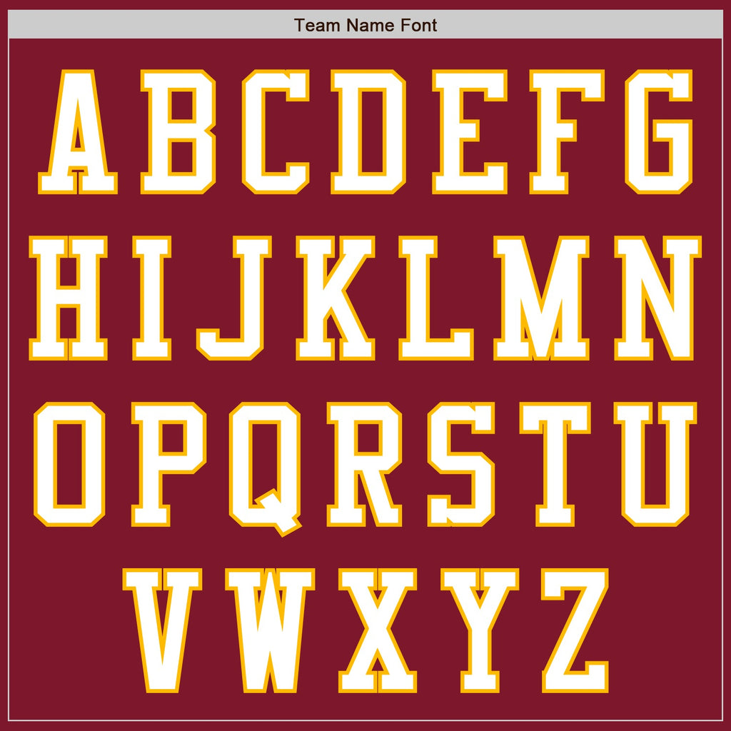 Custom Crimson White-Gold Authentic Baseball Jersey