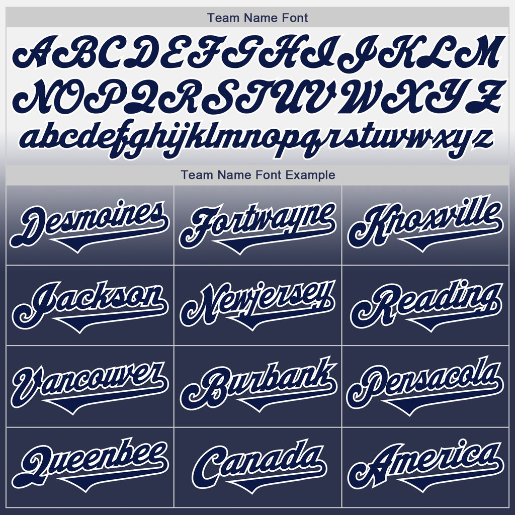 Custom White Navy Authentic Fade Fashion Baseball Jersey