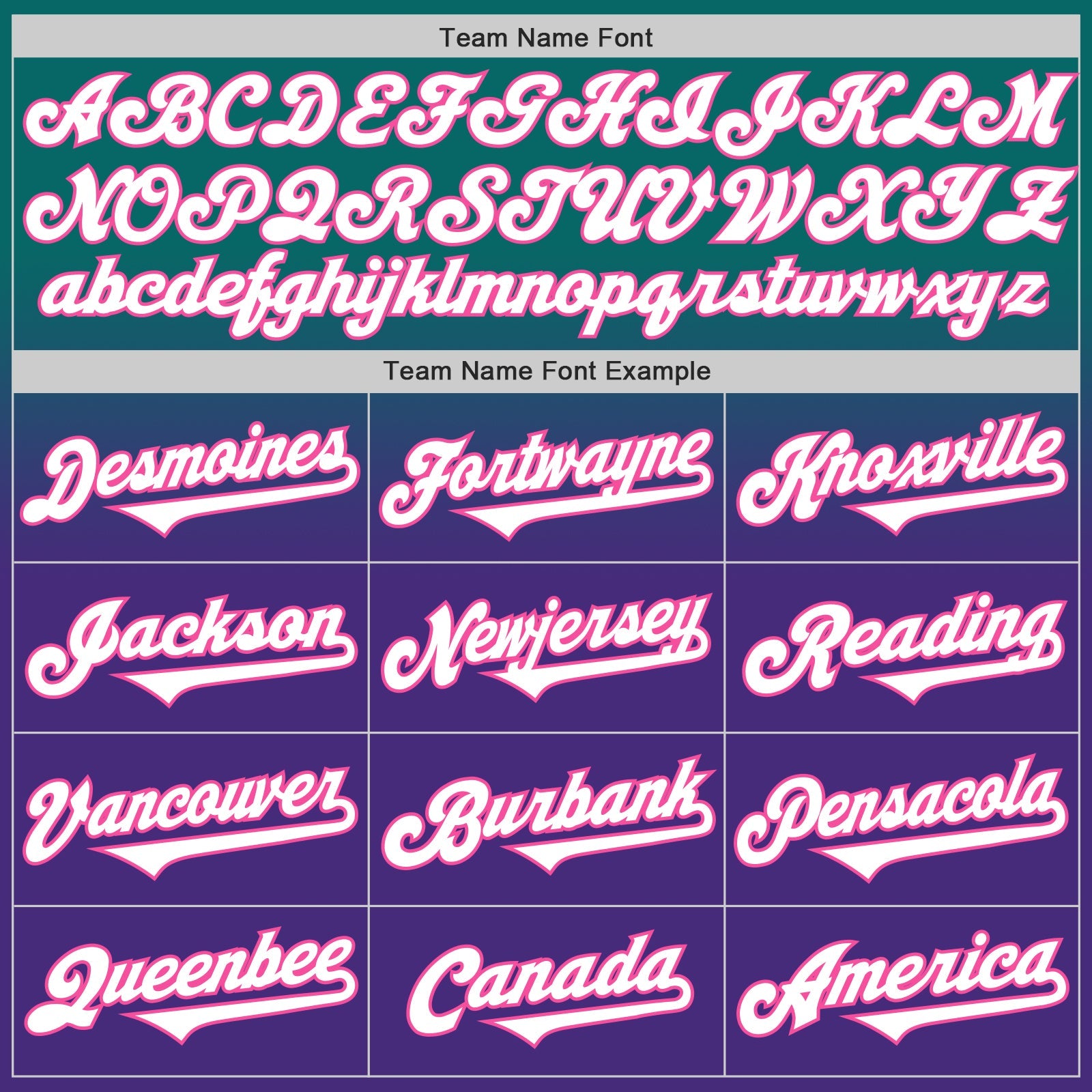 Custom Teal White Purple-Pink Authentic Fade Fashion Baseball Jersey