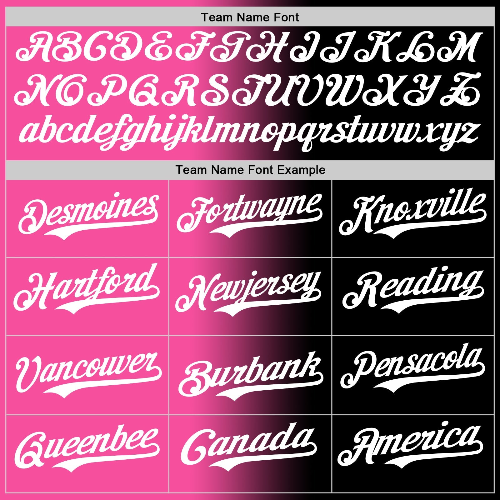 Custom Black White-Pink Authentic Gradient Fashion Baseball Jersey