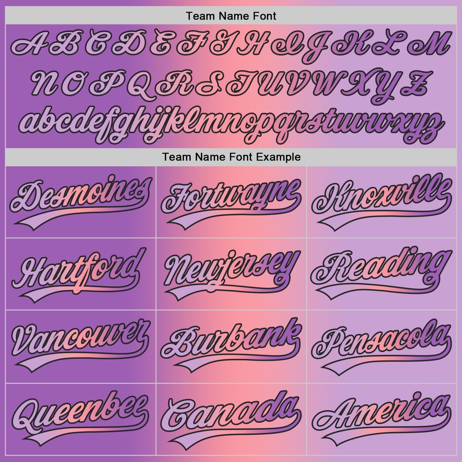 Custom Light Purple Medium Purple Medium Pink-Black Authentic Gradient Fashion Baseball Jersey