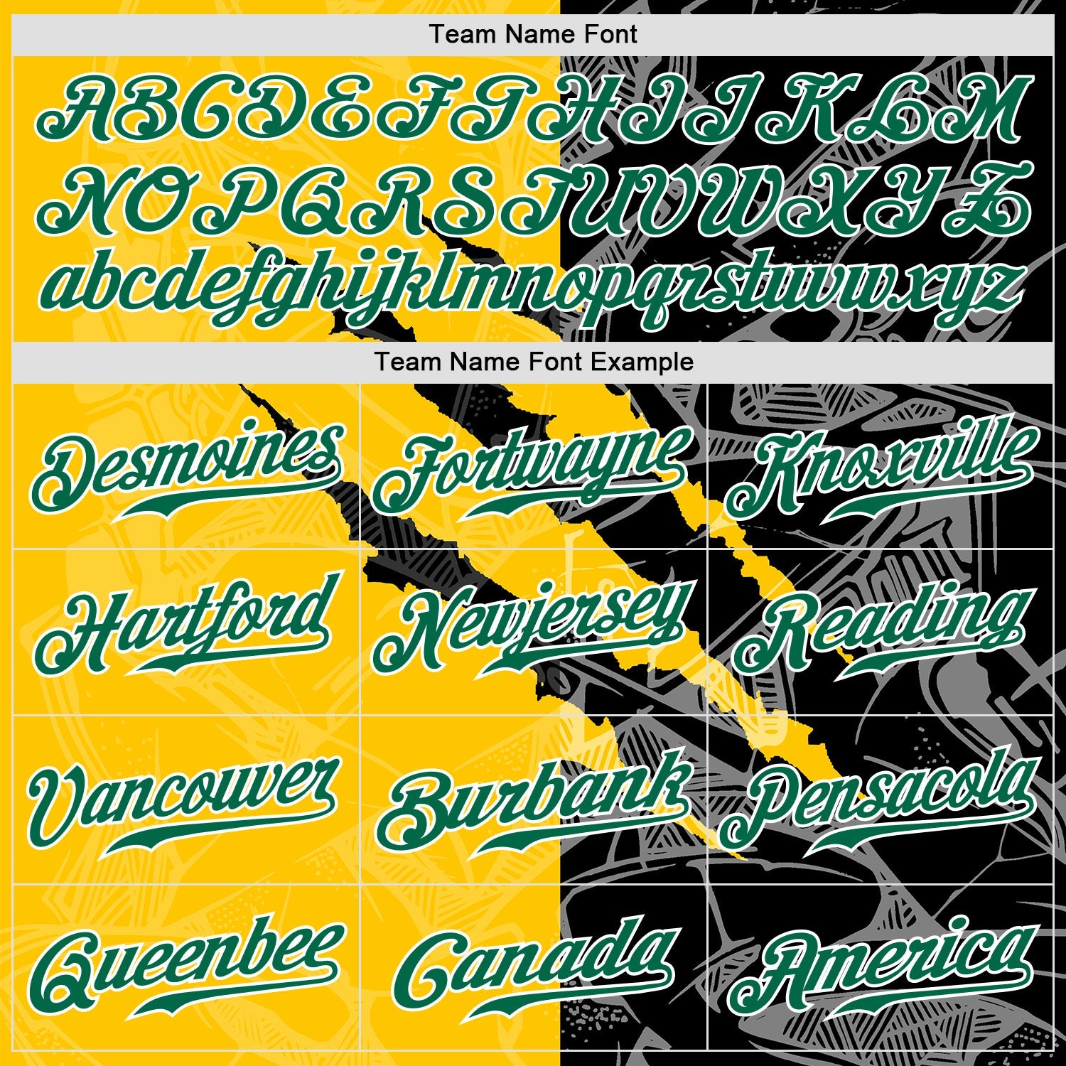 Custom Graffiti Pattern Kelly Green Yellow-Black 3D Scratch Authentic Baseball Jersey