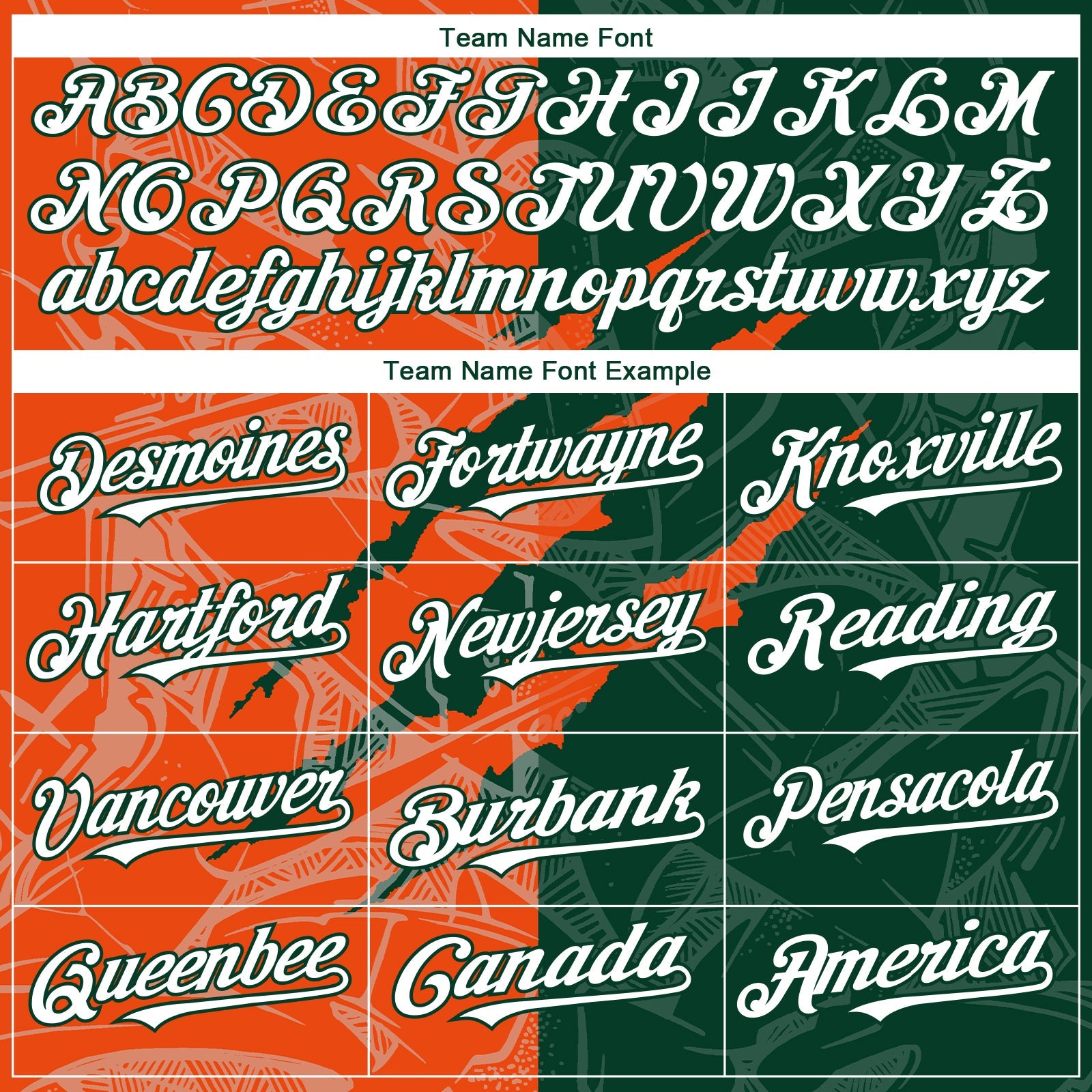 Custom Graffiti Pattern White Green-Orange 3D Scratch Authentic Baseball Jersey