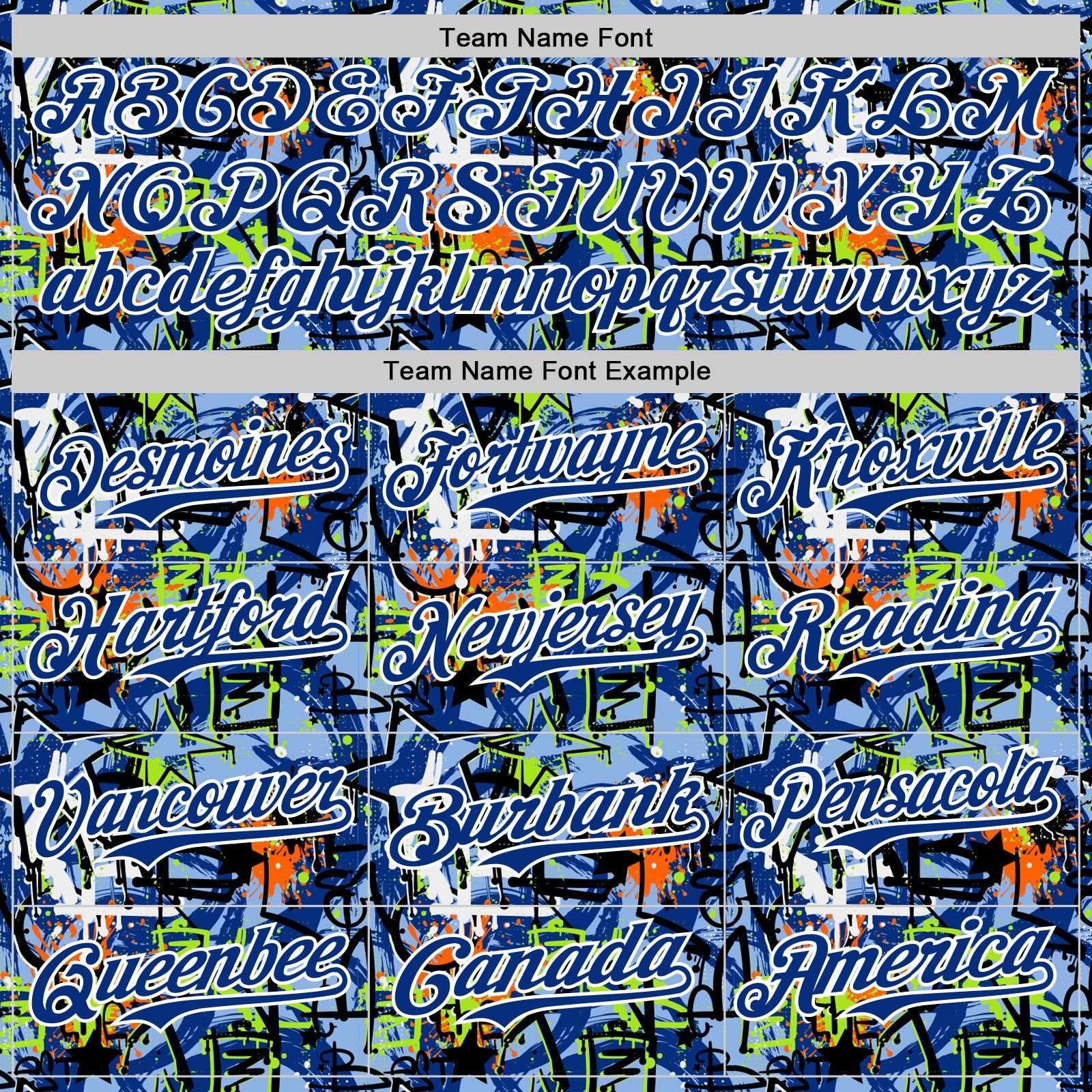 Custom Graffiti Pattern Royal-White Splatter Authentic Baseball Jersey