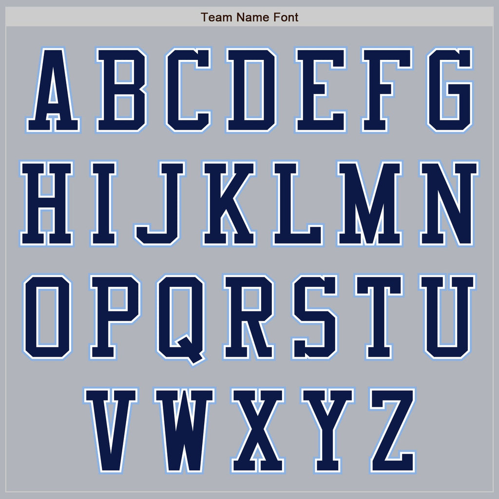 Custom Gray Navy-Light Blue Authentic Baseball Jersey