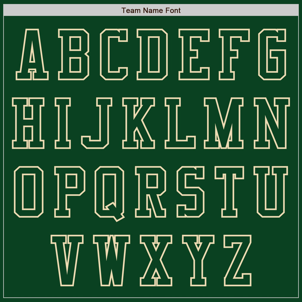 Custom Green Cream Authentic Baseball Jersey