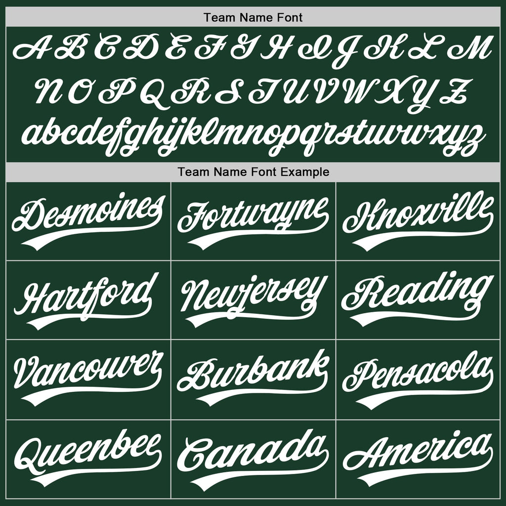 Custom Green White-Yellow Authentic Baseball Jersey