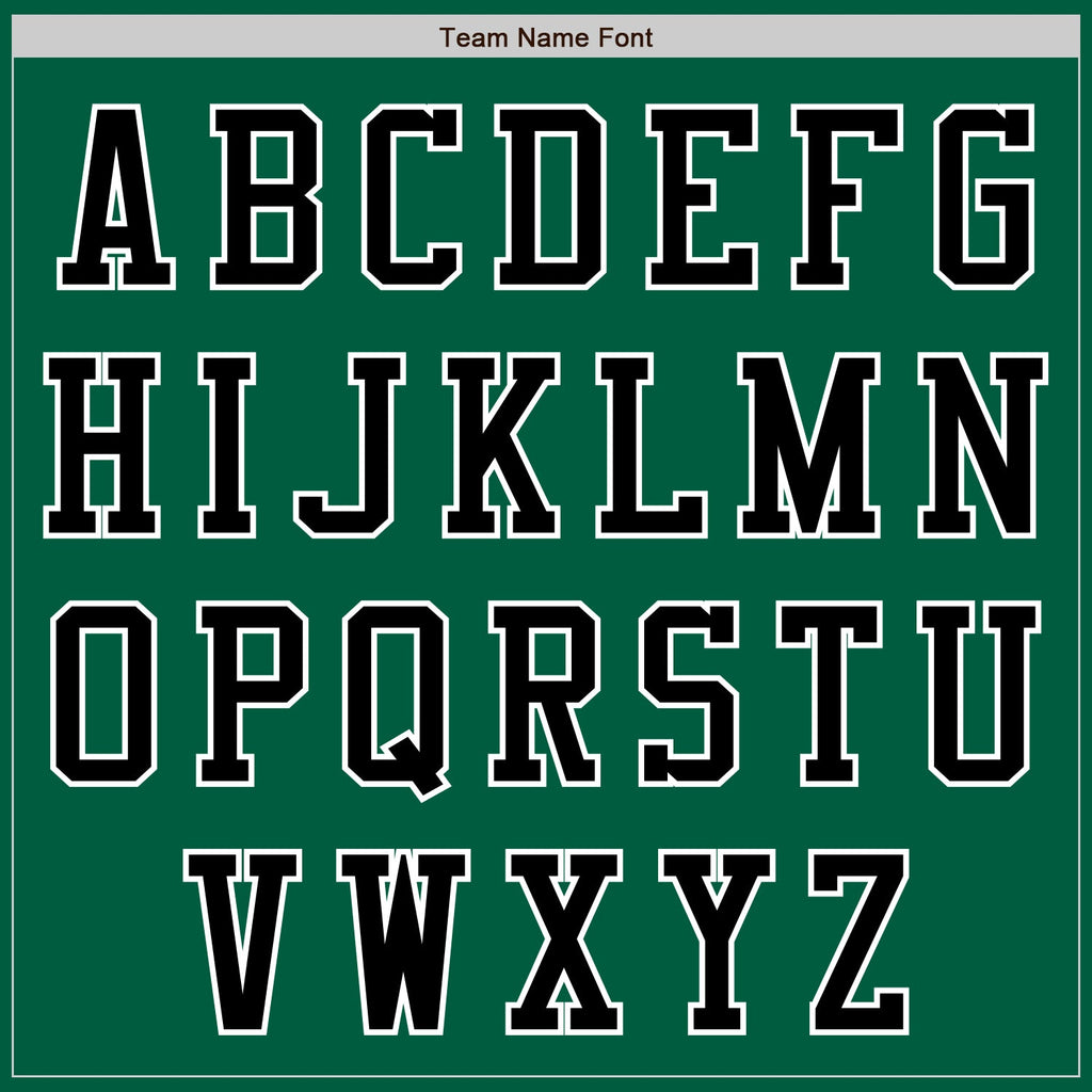 Custom Kelly Green Black-White Authentic Baseball Jersey