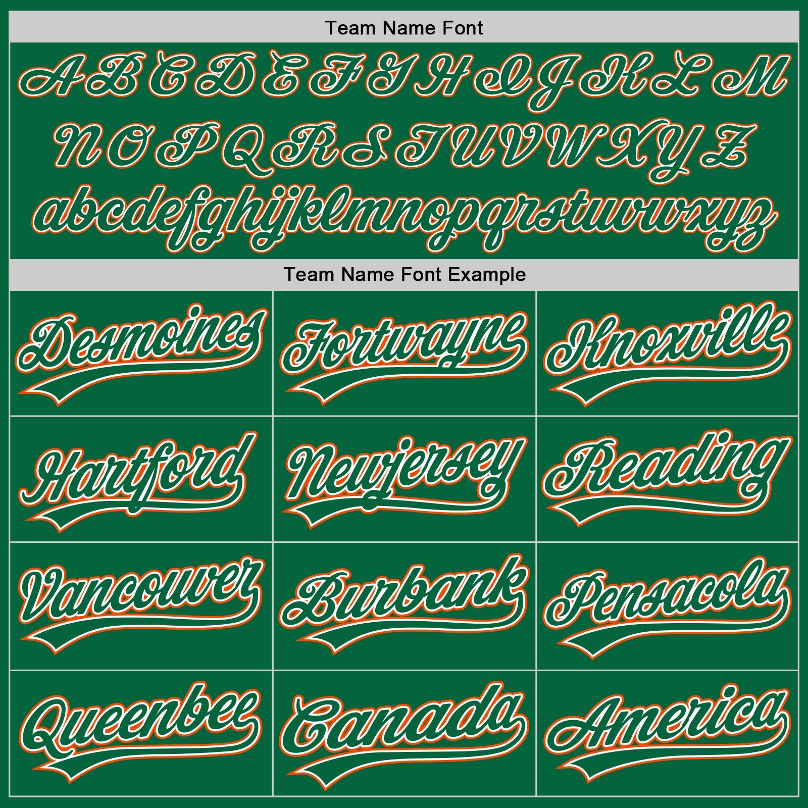Custom Kelly Green White-Orange Authentic Baseball Jersey