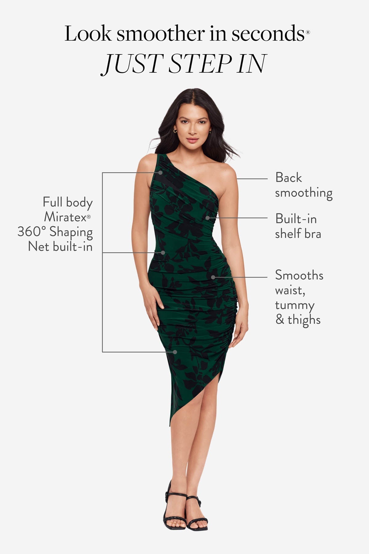 Jeni Shaping Dress in Petalos