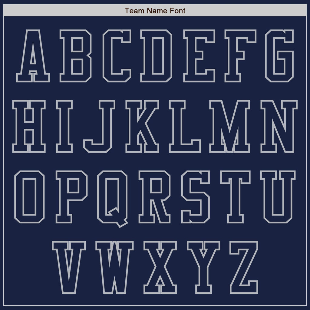 Custom Navy Gray Authentic Baseball Jersey