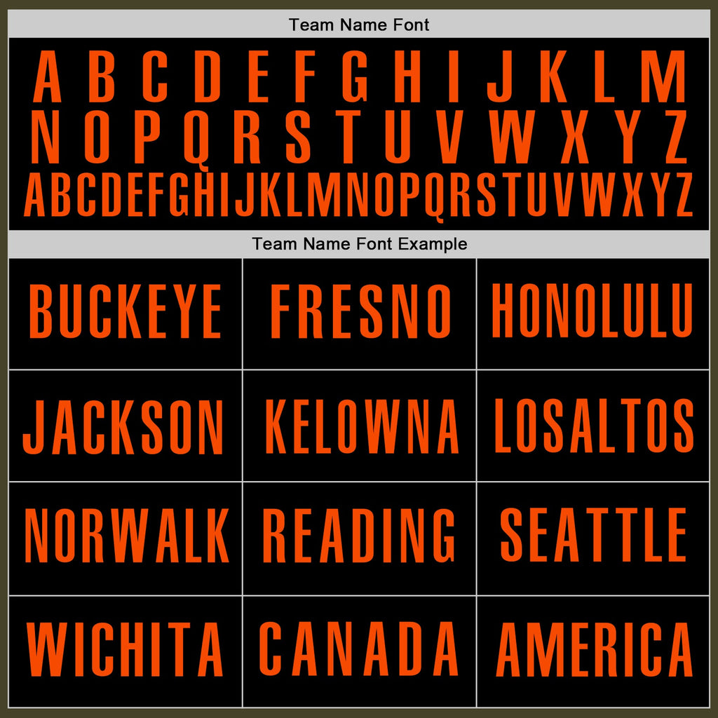Custom Olive Orange-Black Authentic Salute To Service Baseball Jersey