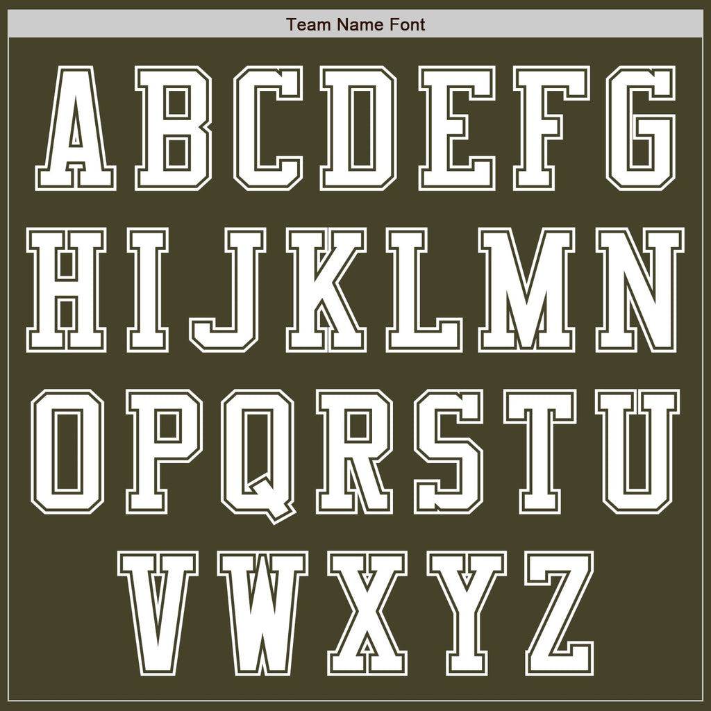 Custom Olive White Authentic Salute To Service Baseball Jersey