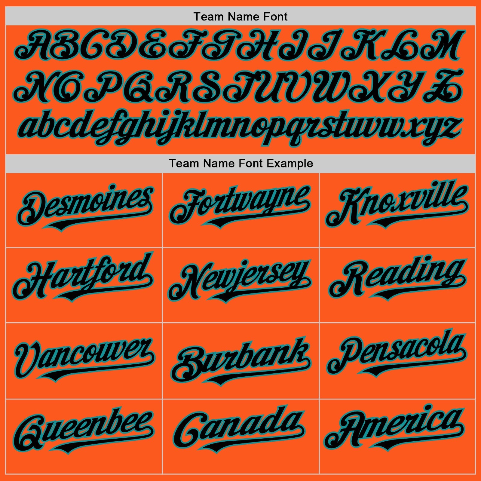 Custom Orange Black-Teal Mesh Authentic Throwback Baseball Jersey