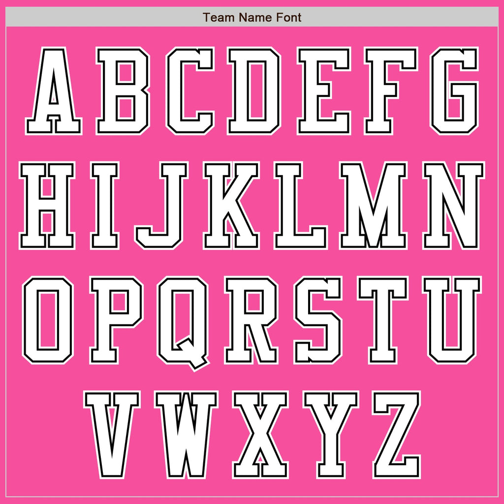 Custom Pink White-Black Authentic Baseball Jersey