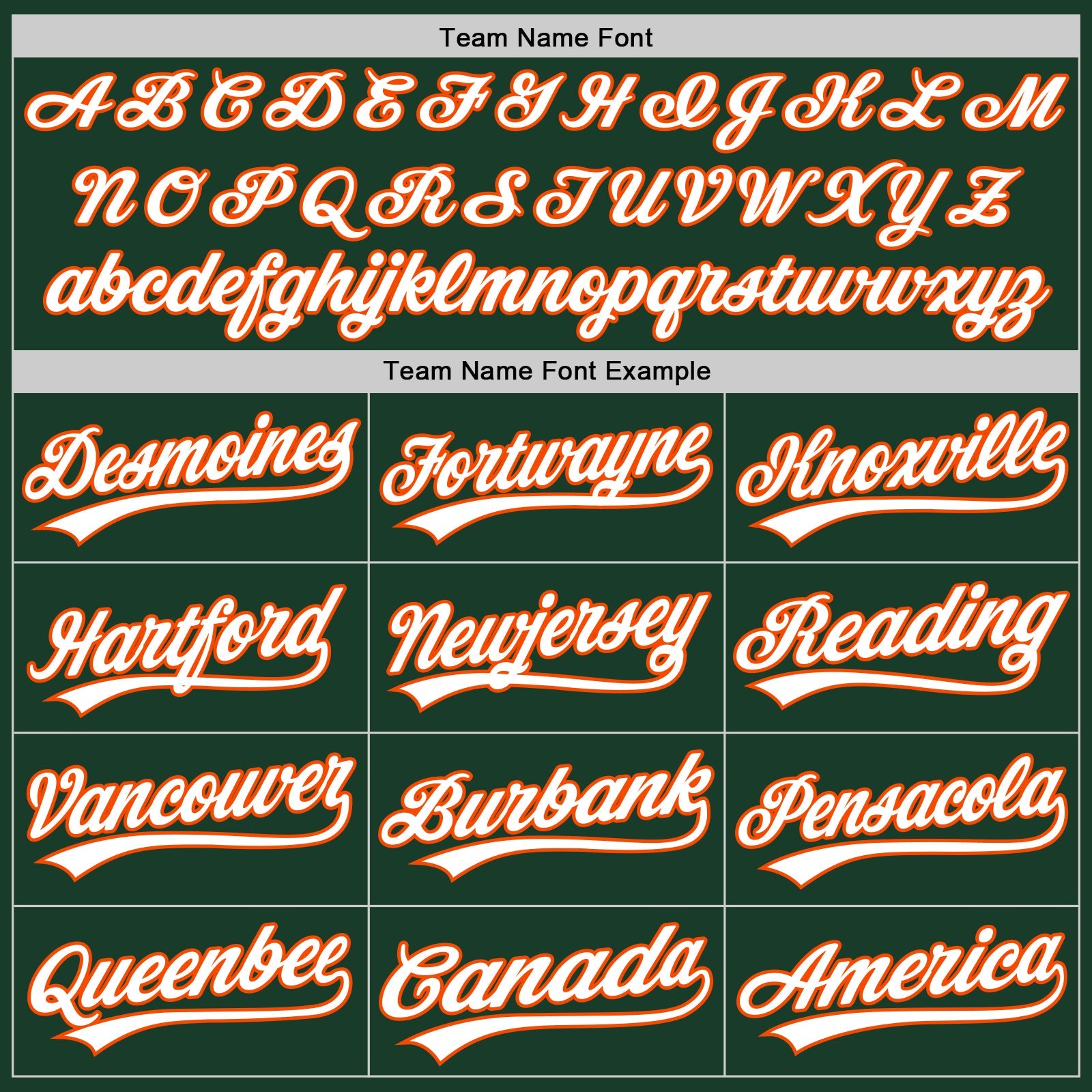 Custom Green White Pinstripe White-Orange Authentic Baseball Jersey