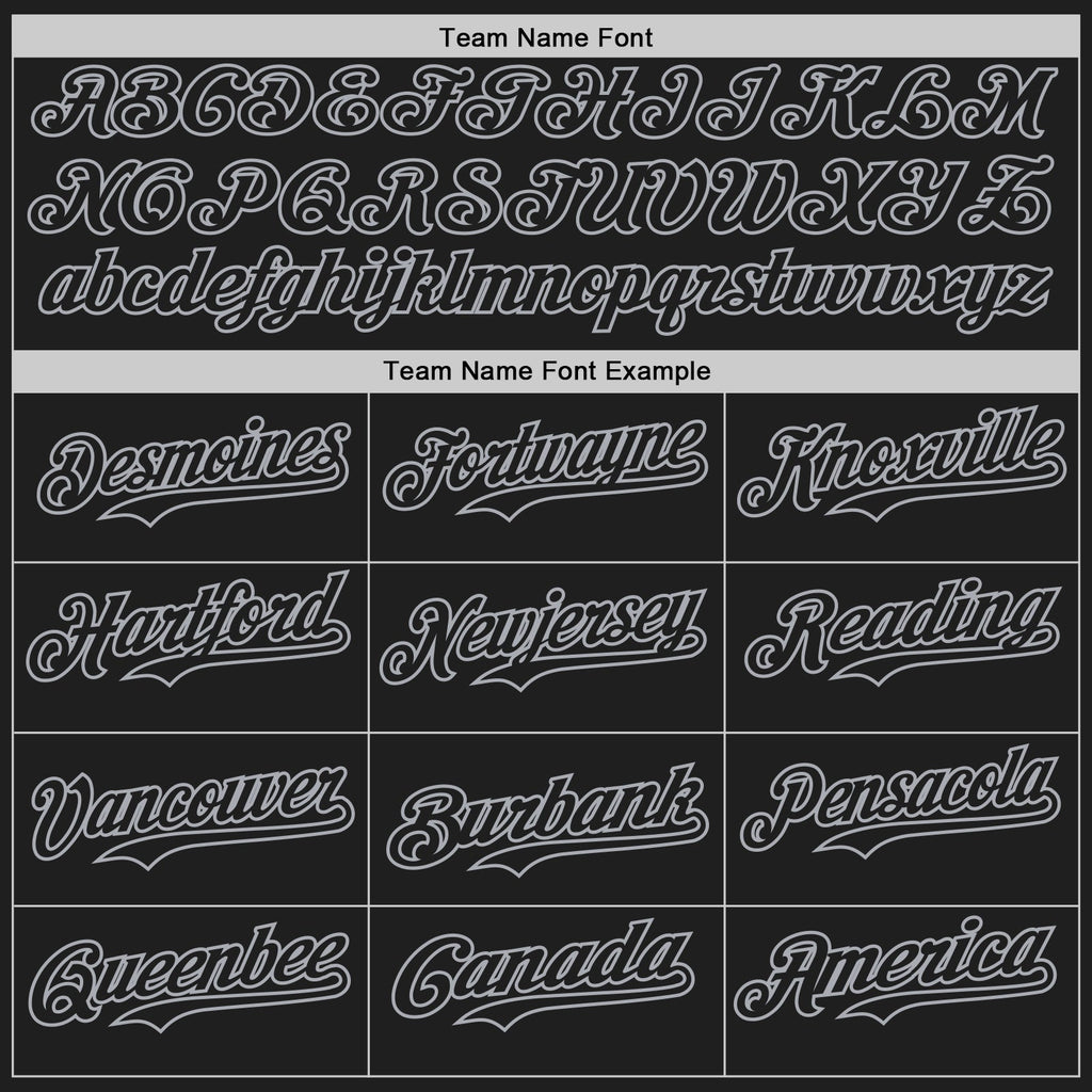 Custom Black-Gray Gradient Classic Vertical Stripe Authentic Baseball Jersey