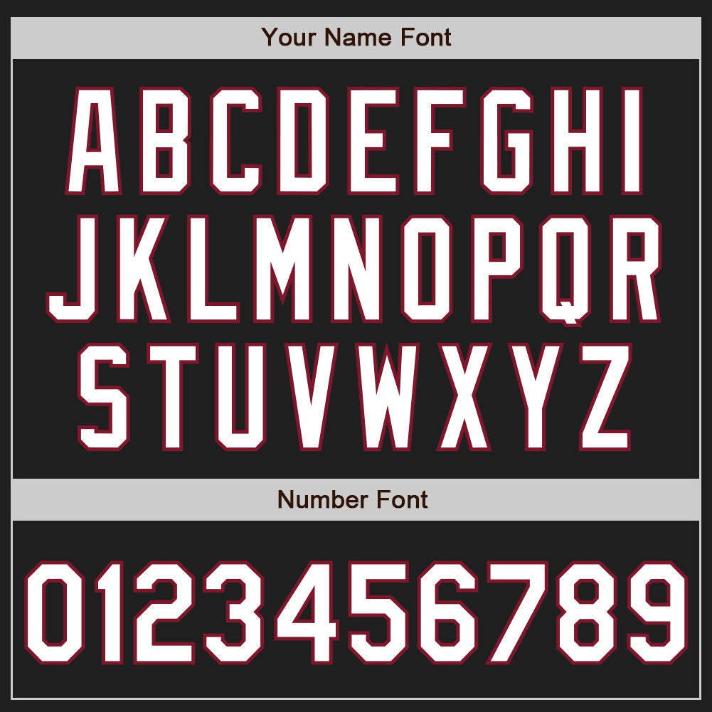 Custom Black White-Crimson Gradient Classic Vertical Stripe Authentic Baseball Jersey