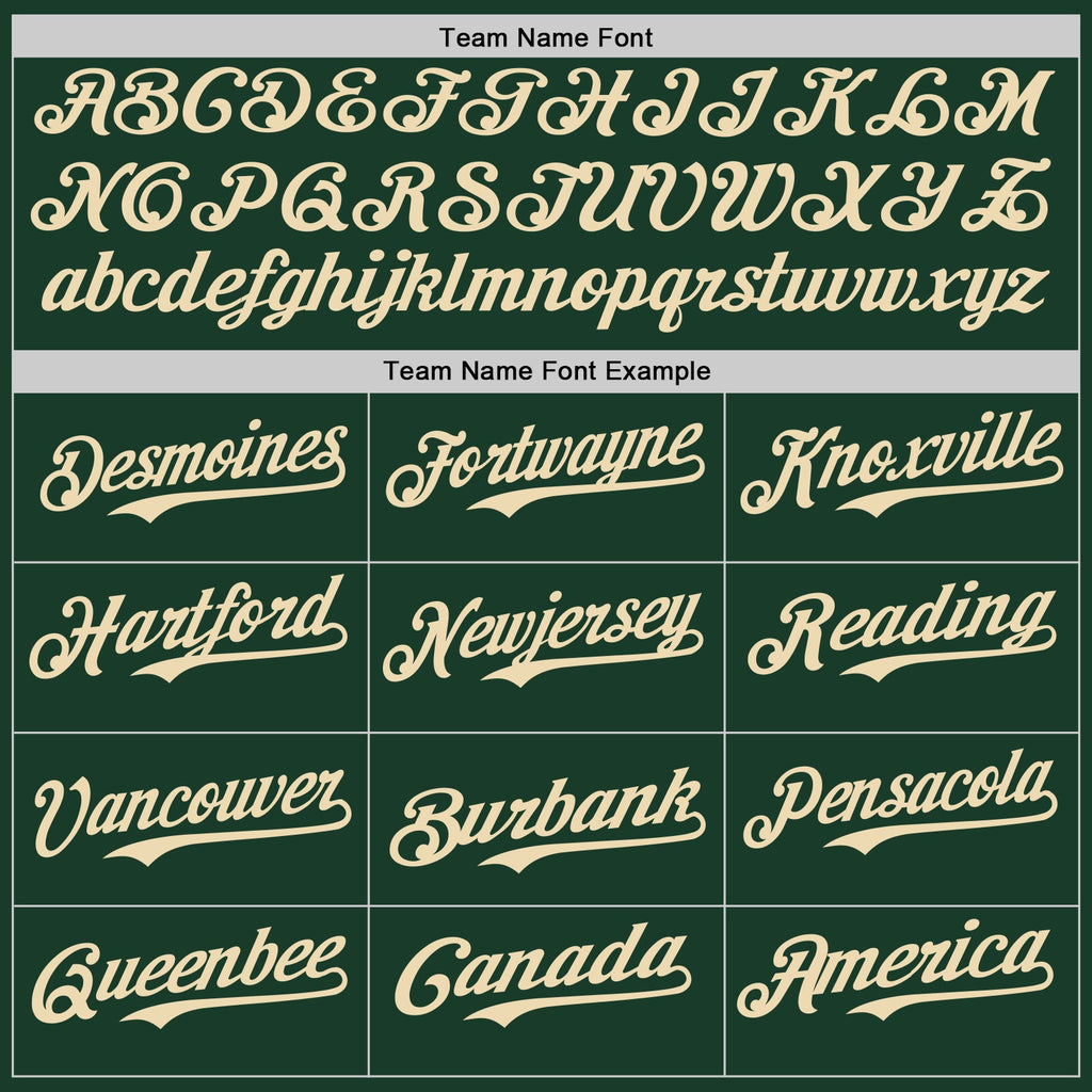 Custom Green Cream-Red Gradient Classic Vertical Stripe Authentic Baseball Jersey