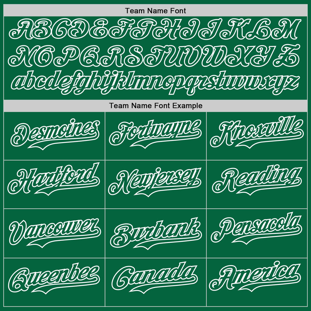 Custom Kelly Green-White Gradient Classic Vertical Stripe Authentic Baseball Jersey