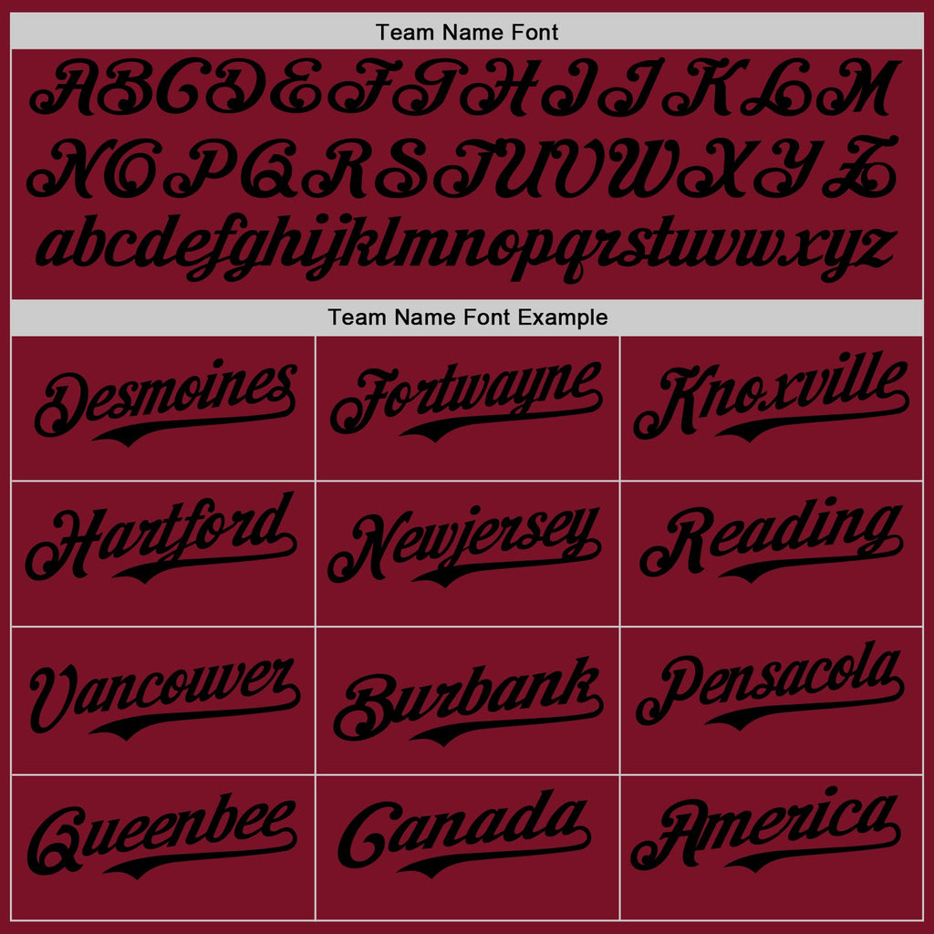 Custom Crimson Black-Cream Gradient Classic Vertical Stripe Authentic Baseball Jersey