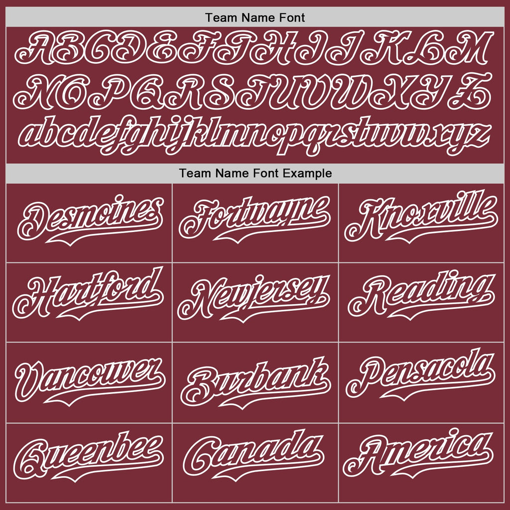 Custom Burgundy-White Gradient Classic Vertical Stripe Authentic Baseball Jersey