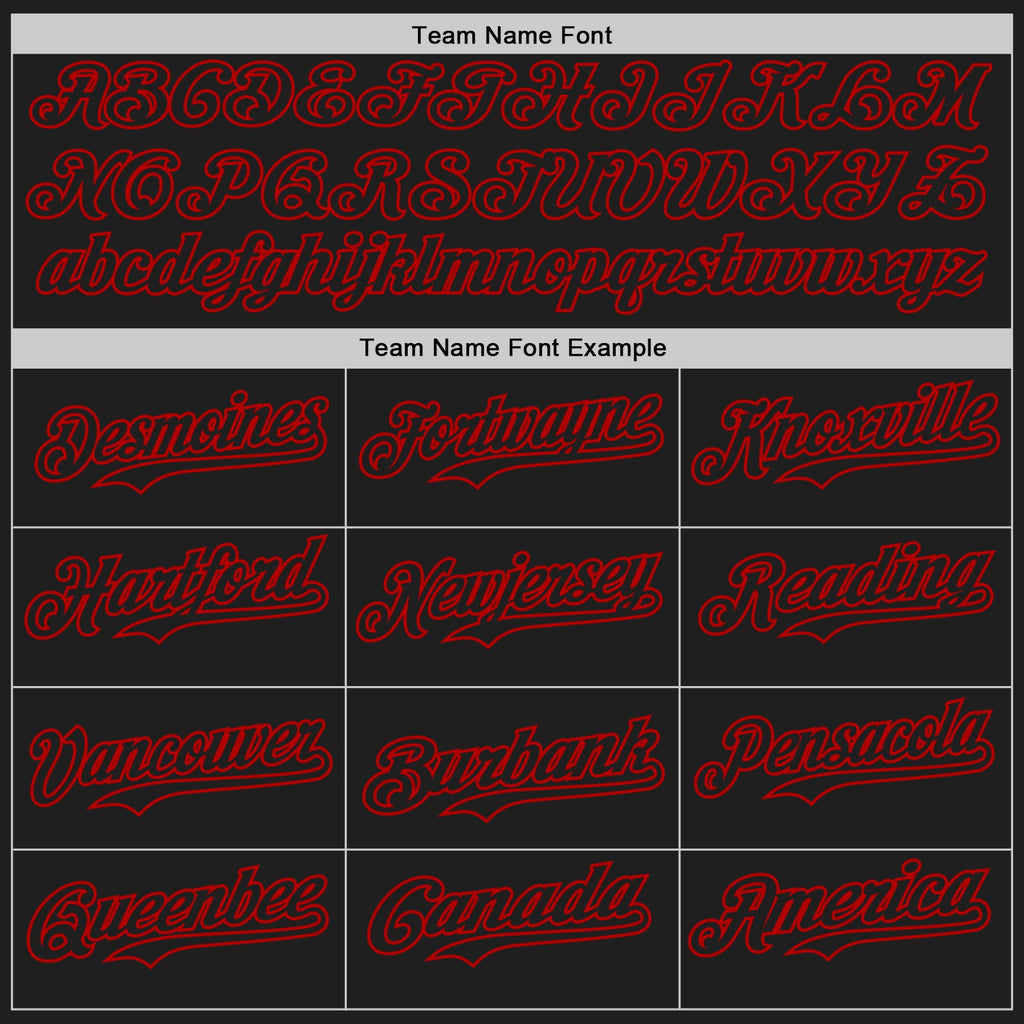 Custom Black-Red Classic Vertical Stripe Fluid Liquid Texture Authentic Baseball Jersey