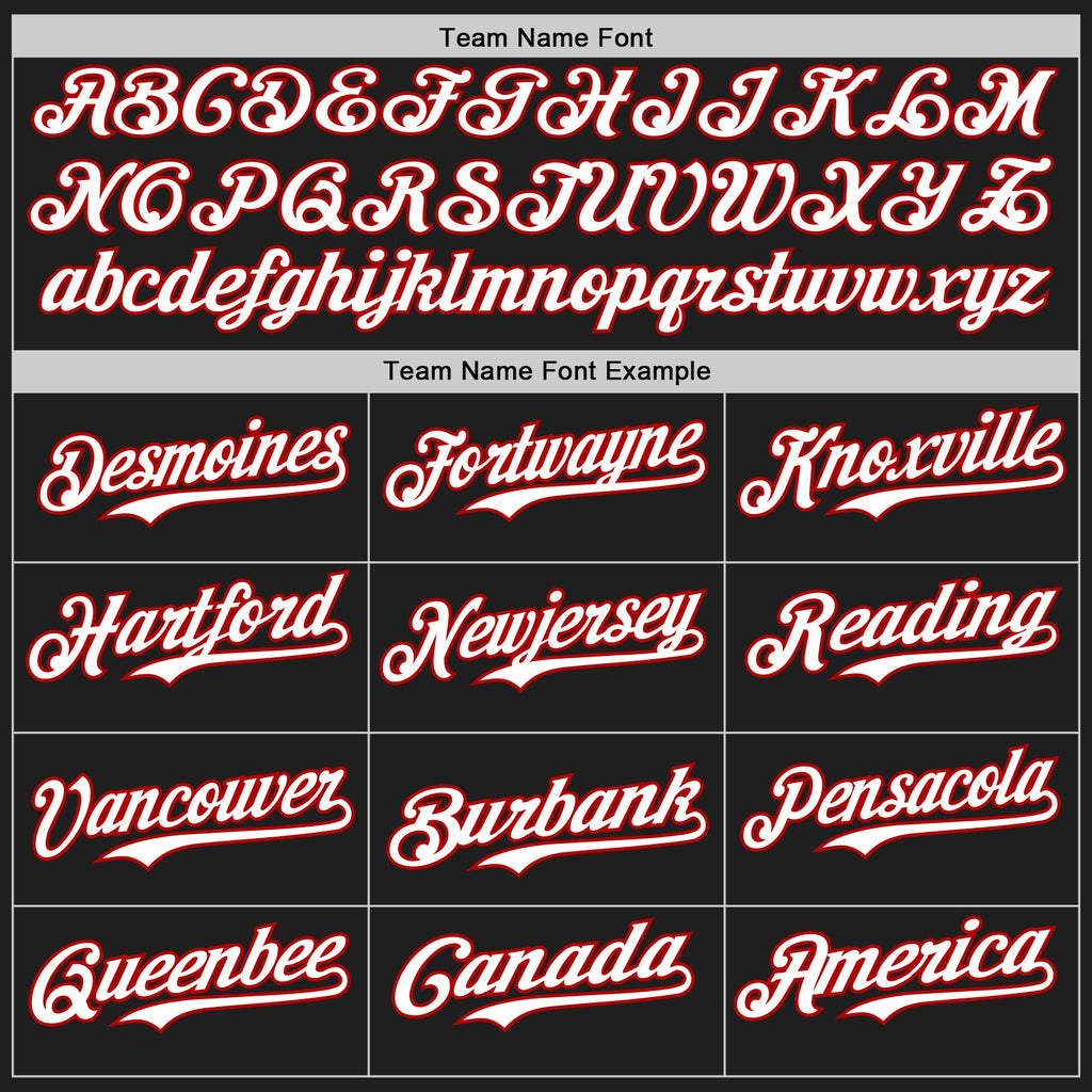 Custom Black White-Red Classic Vertical Stripe Fluid Liquid Texture Authentic Baseball Jersey