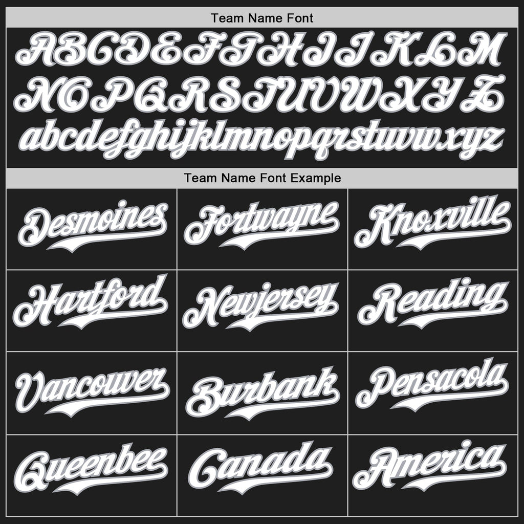 Custom Black White-Gray Classic Vertical Stripe Fluid Liquid Texture Authentic Baseball Jersey