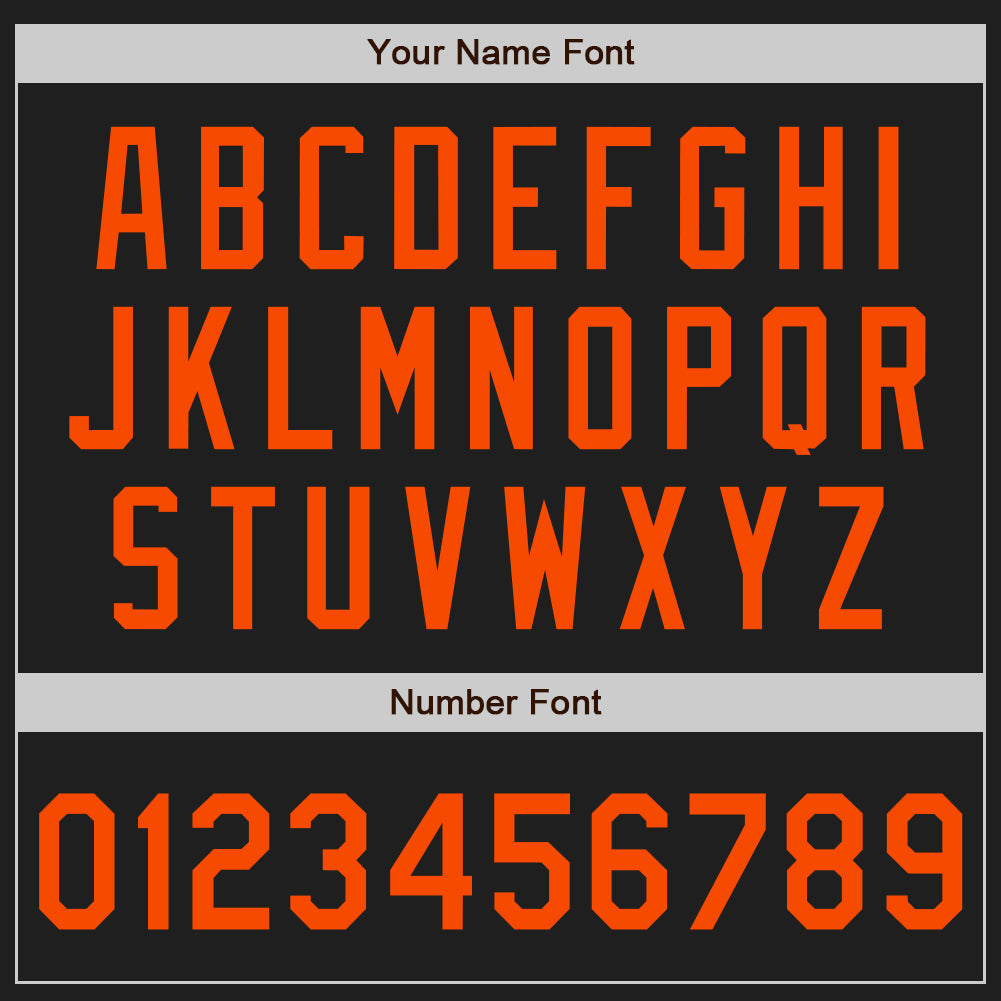 Custom Black Orange-Kelly Green Classic Vertical Stripe Fluid Liquid Texture Authentic Baseball Jersey