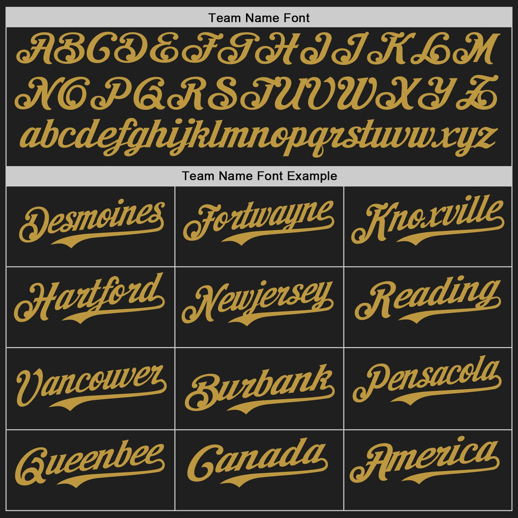 Custom Black Old Gold-Kelly Green Classic Vertical Stripe Fluid Liquid Texture Authentic Baseball Jersey