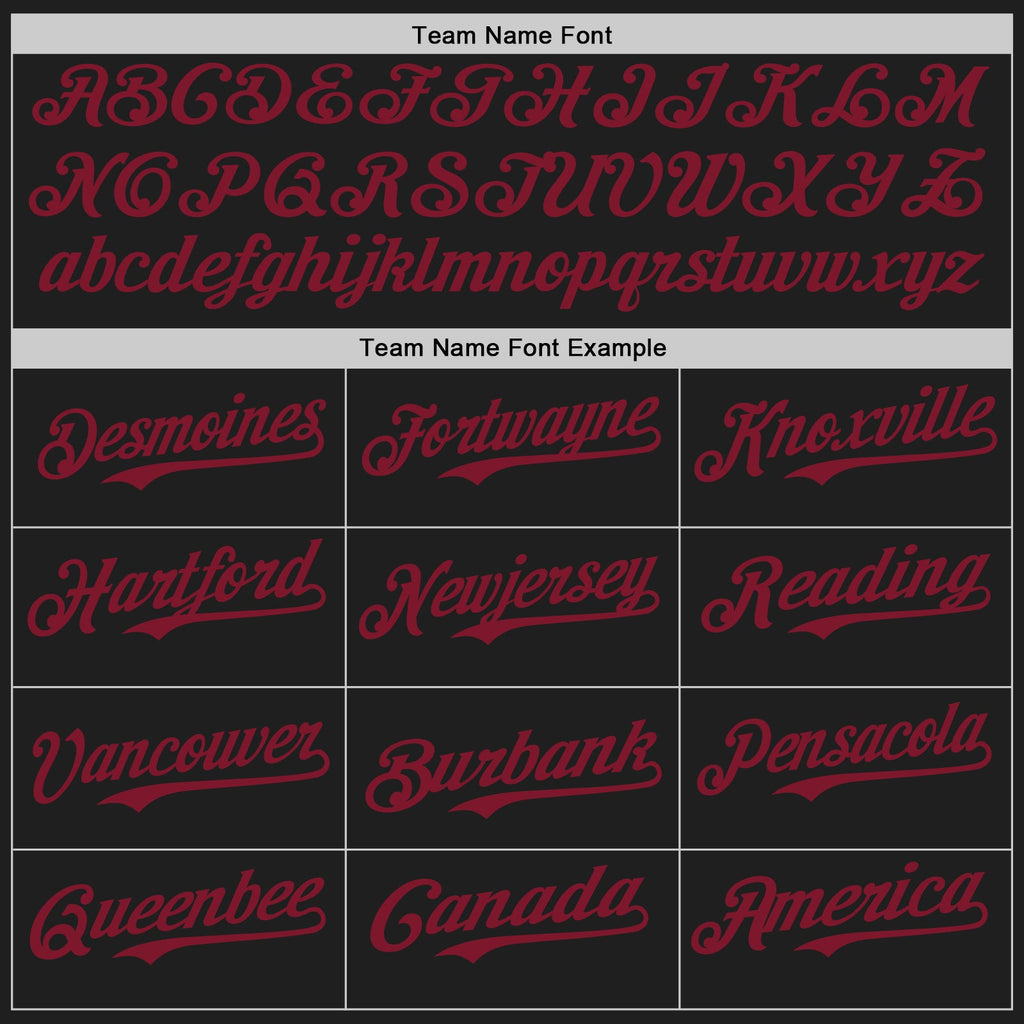 Custom Black Crimson-Cream Classic Vertical Stripe Fluid Liquid Texture Authentic Baseball Jersey